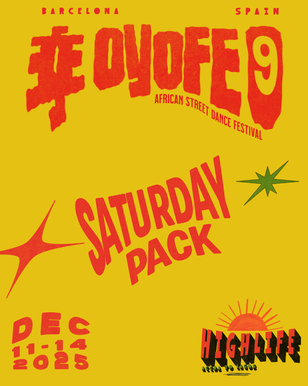 OYOFE VOL.9 - SATURDAY FULL PASS 