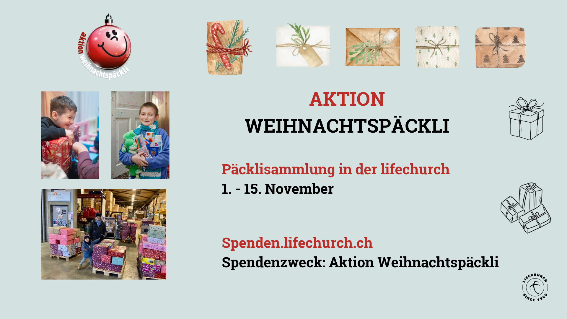 Aktion Weihnachtspäckli