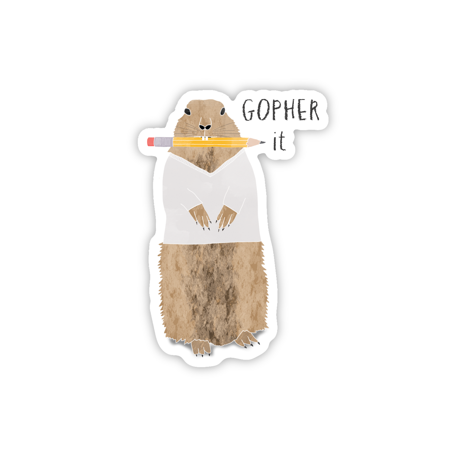 Gopher it Sticker