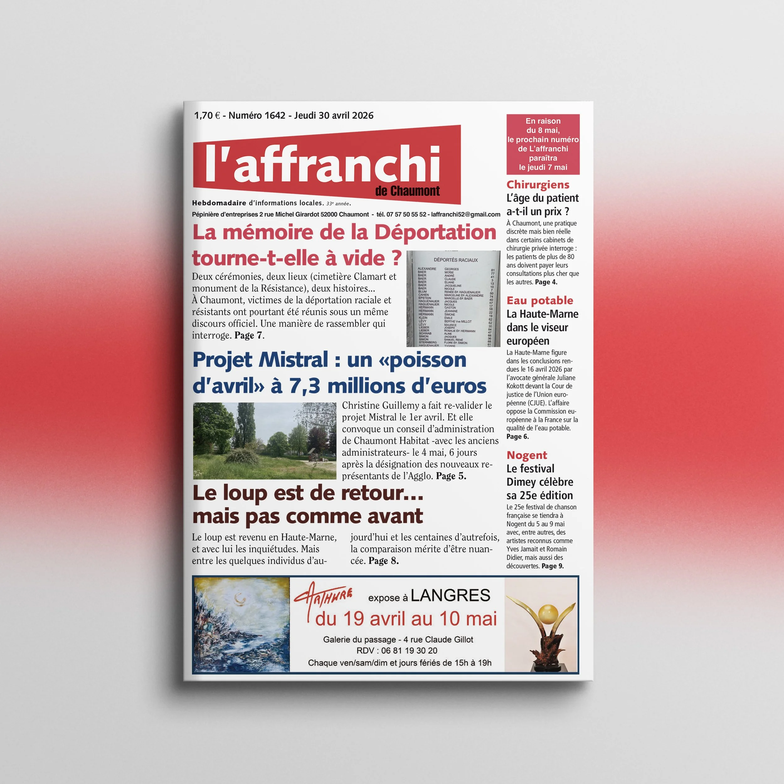 1642 - Jeudi 30 avril 2026