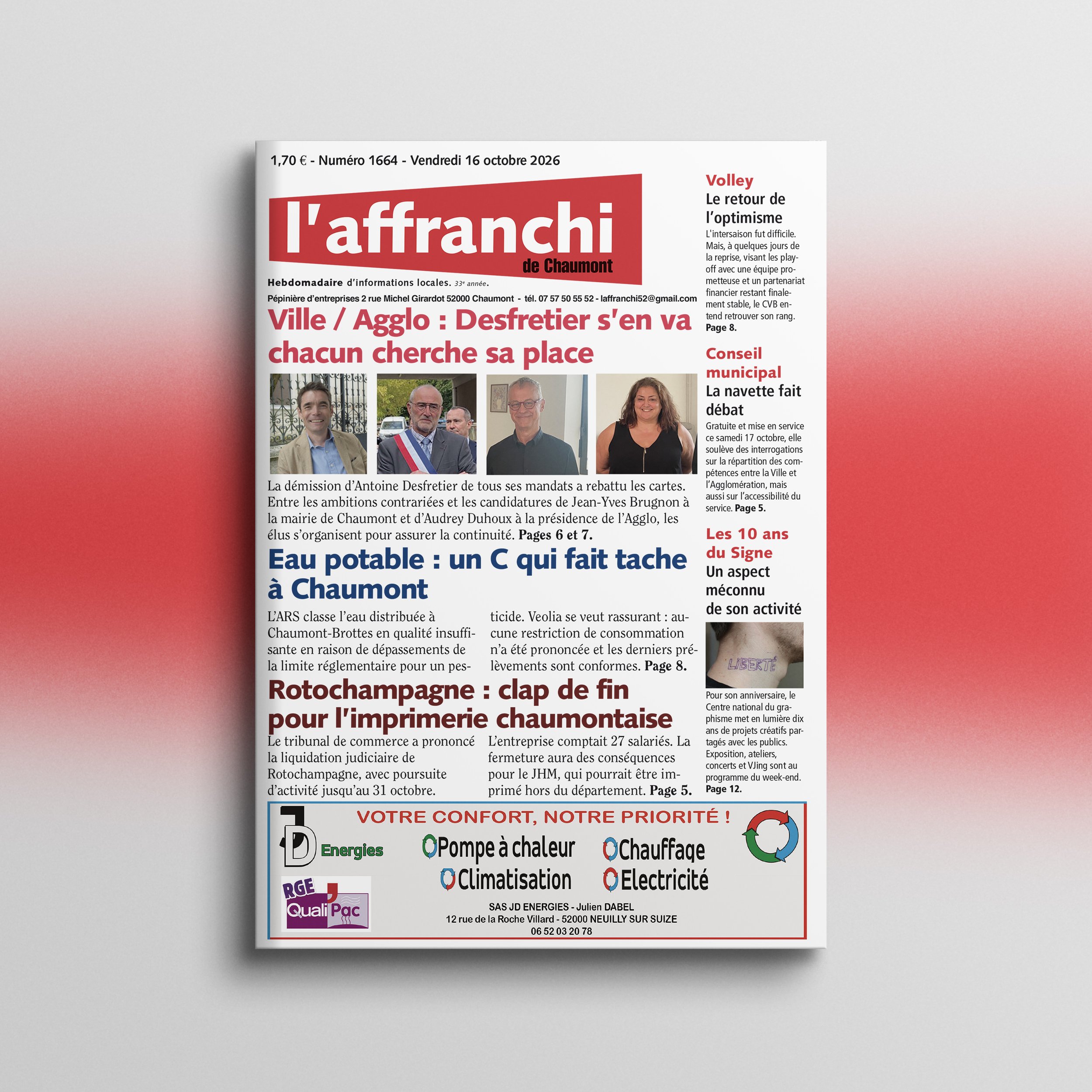 1664 - Vendredi 16 octobre 2026