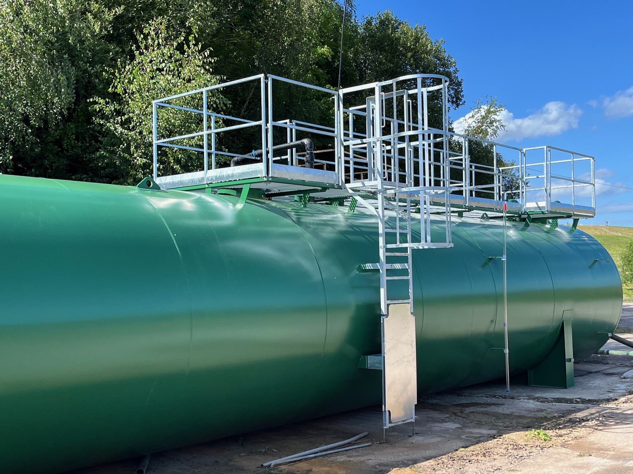 Leachate landfill tank