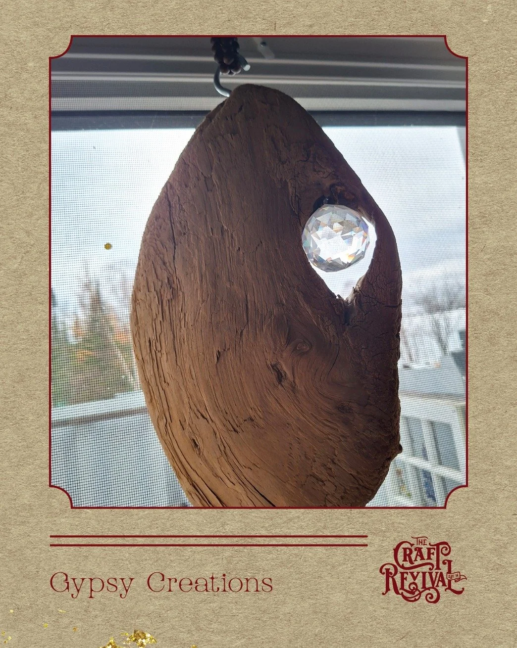 🌿 A little driftwood, a little sunshine, and a whole lot of nature-inspired creativity! ☀️

Samantha of Gypsy Creations is a self-taught artist who finds inspiration in the beauty of the natural world and the energy it brings.

Using driftwood and o
