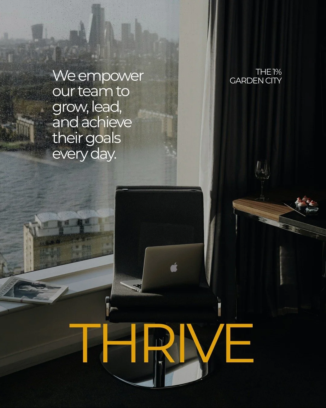 Every day is a chance to grow, lead, and achieve. 💪✨ At The 1% Garden City, we empower our team to reach their goals and unlock their full potential. 
-
#leadership #growthmindset #teamwork #success #careergoals