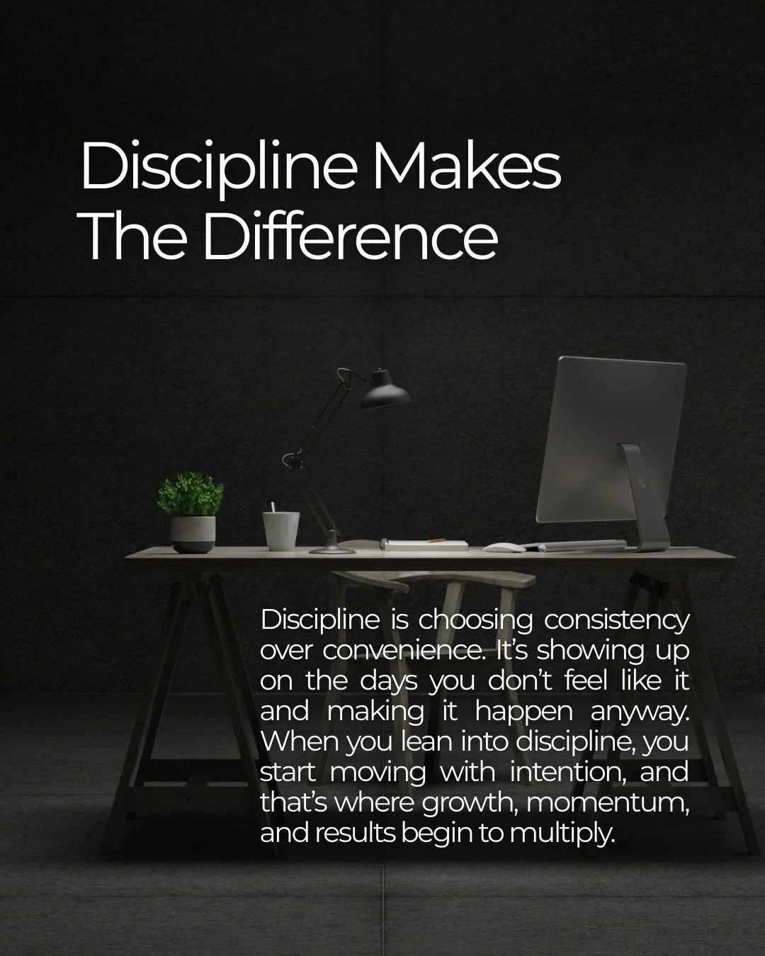 Discipline is what separates average from excellence. 💬

It&rsquo;s the daily commitment to elevate your standard and follow through, regardless of how you feel. Prioritizing growth over comfort lays the foundation for the success that comes next. W