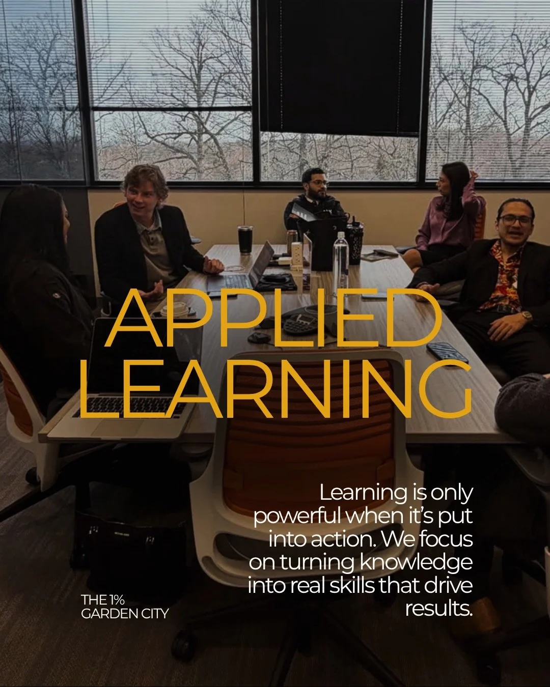 Knowledge means nothing without action. 🔥

At The 1% Garden City, we focus on applying what we learn in real time so it turns into confidence, skill, and real results. That&rsquo;s how growth becomes consistent, and leadership is built.
-
#appliedle