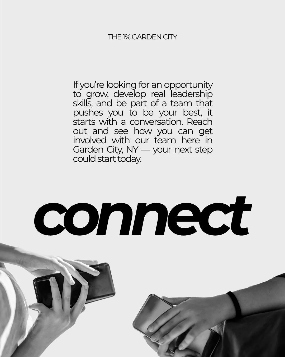 If you&rsquo;re looking for growth, leadership development, and a team that challenges you to be your best, it starts here. 🤳 

Reach out and connect with us! 
-
#opportunity #careergrowth #growthmindset #teamculture #nowhiring