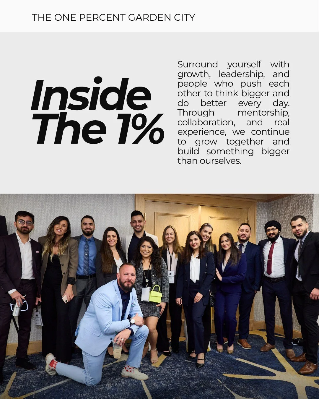 At The 1% Garden City, we are building an environment centered around leadership, collaboration, and pushing each other to become better every day. The goal isn't just success; it's growth in every area. 🔥
-
#growthmindset #leadership #teamculture #