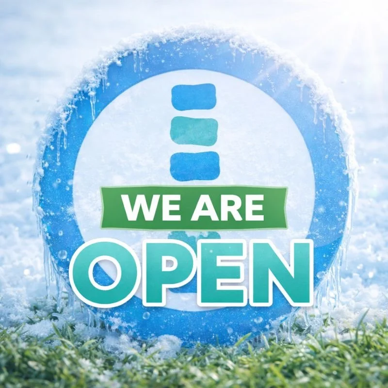 We're happy to say we're open and ready to see you!