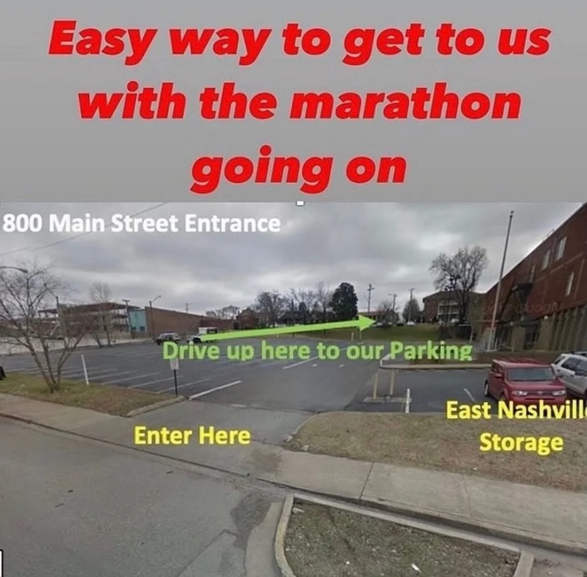 04/26/26 is Marathon day and we&rsquo;re OPEN!  Enter parking lot off of Main St. Woodland will be closed.