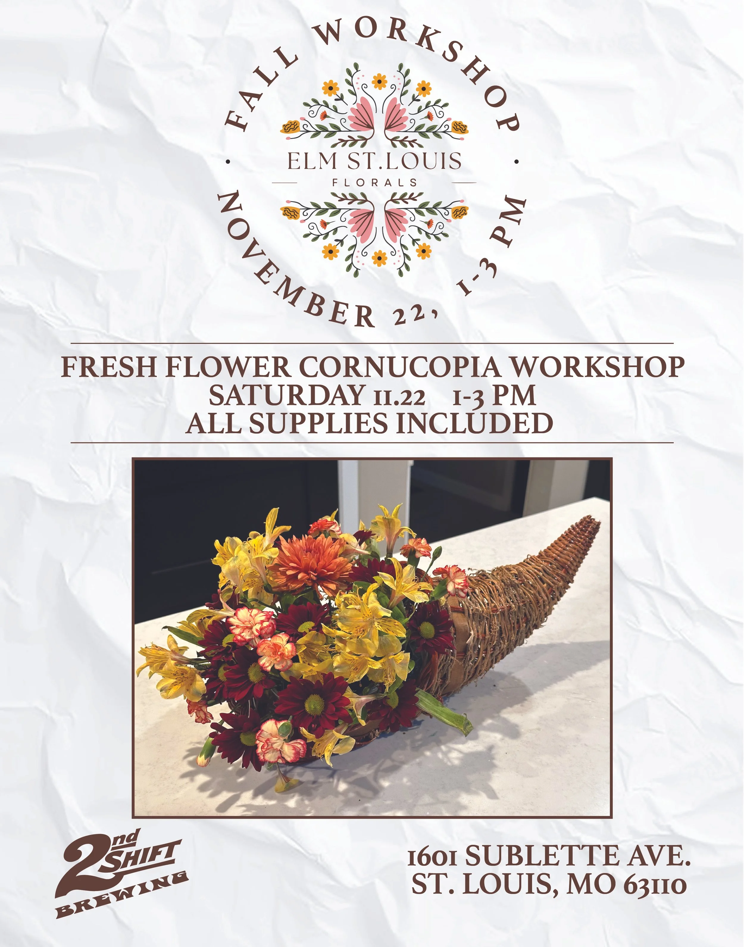 Cornucopia Florals with ELM   