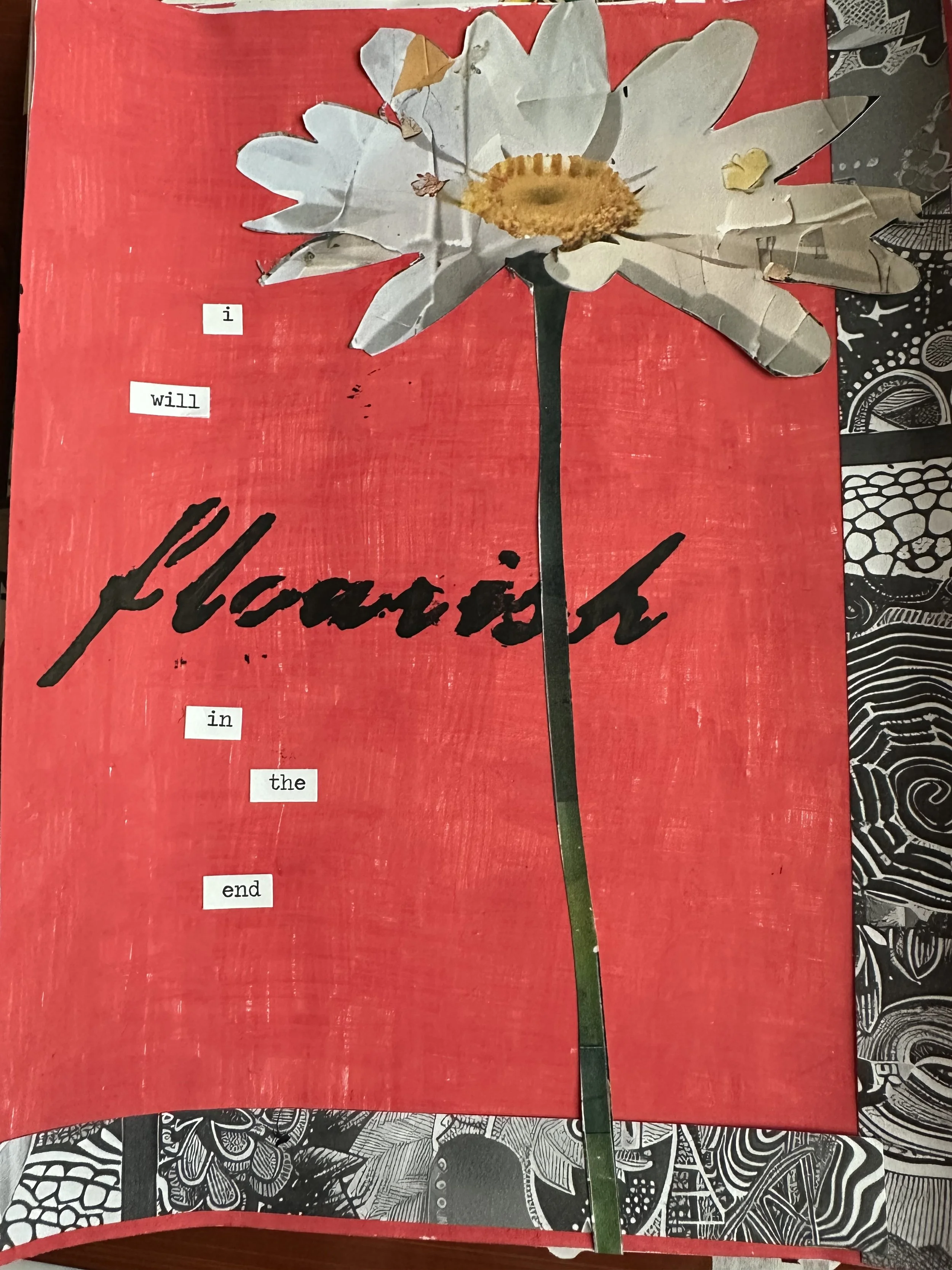 Title: flourish
#mixedmedia