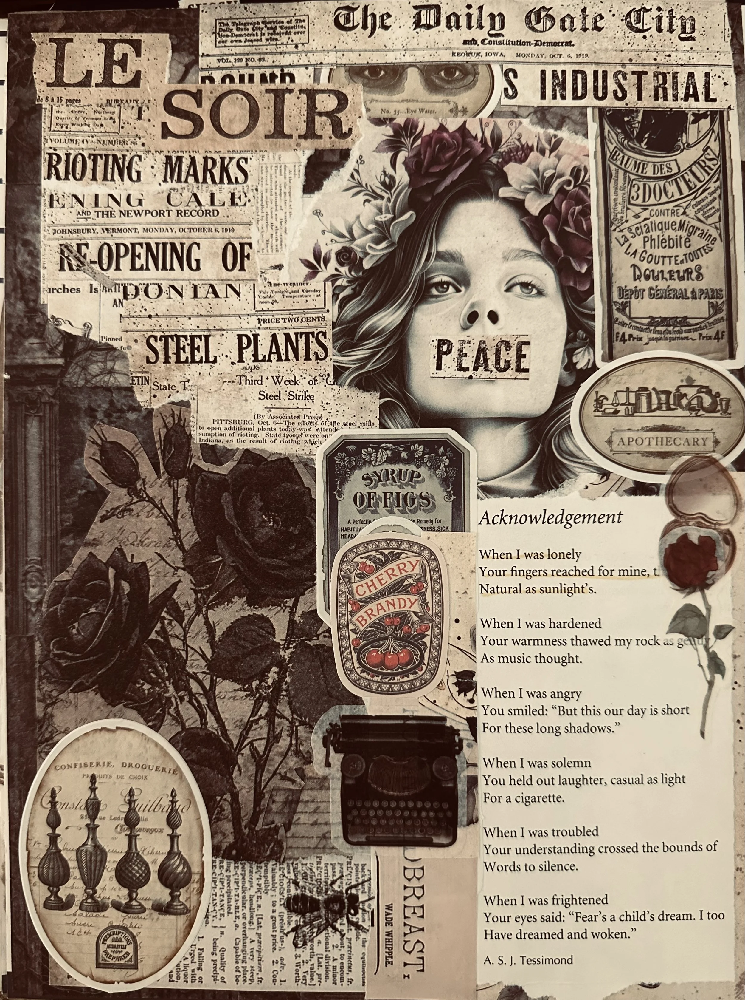 Title: watchful
#vintagecollage