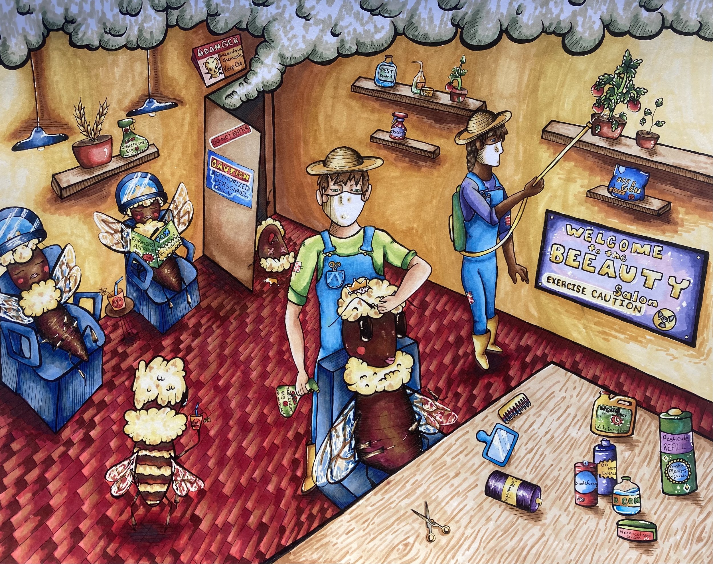 Natalie Howard's "Beeware of the Toxic Beeauty Salon"