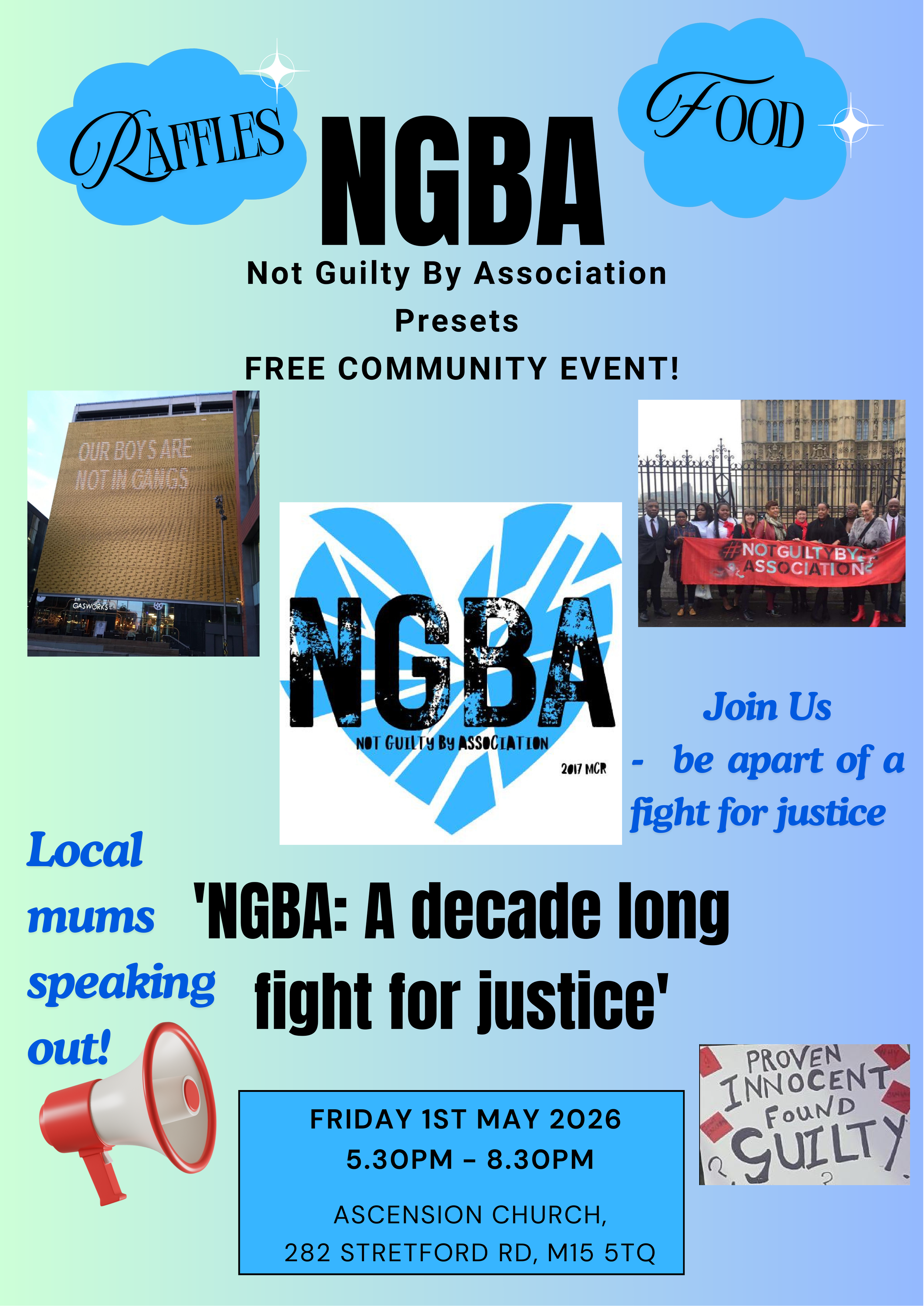 Not Guilty By Assosciation COMMUNITY EVENT