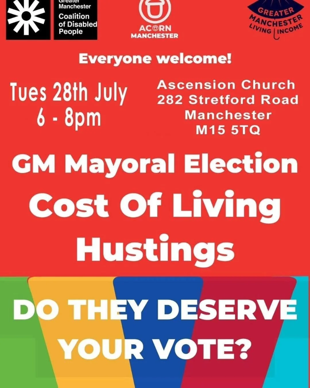 GM Mayoral Election: Cost of Living Hustings