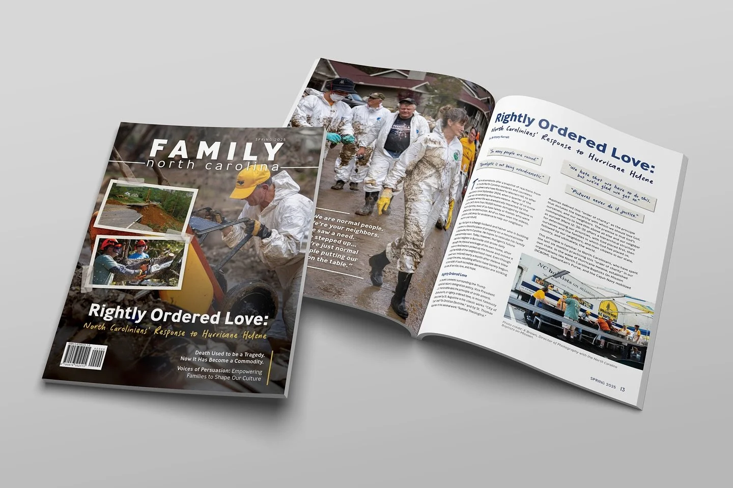 Honored to share the Spring 2025 issue of Family North Carolina Magazine&mdash;a project I had the privilege of designing for @ncfamilyorg.

This edition highlights the amazing work of NC Baptist Men (Baptists on Mission)&mdash;a group I came to know