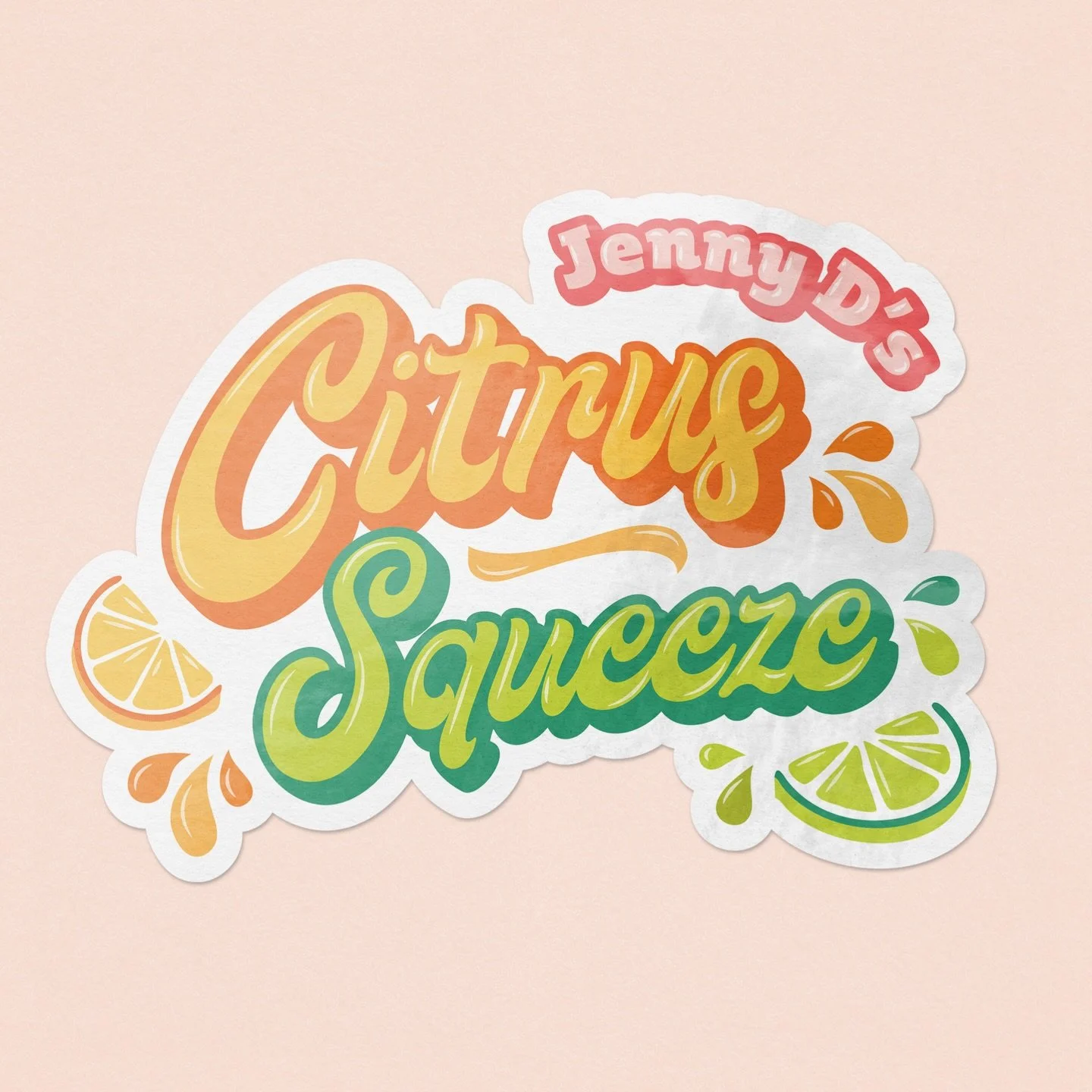 Coming soon to an event near you&hellip;Jenny D&rsquo;s Citrus Squeeze! 🍋🍋&zwj;🟩🍊🍒🥤 Another fun logo project in the books for a client in Cherryville. Jenny&rsquo;s is a fresh-squeezed lemonade/limeade pop-up &ldquo;food truck&rdquo; and is now