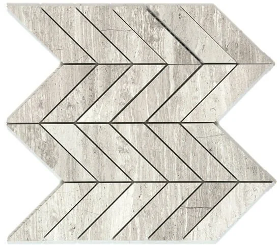 BIANCO WOOD - CHEVRON