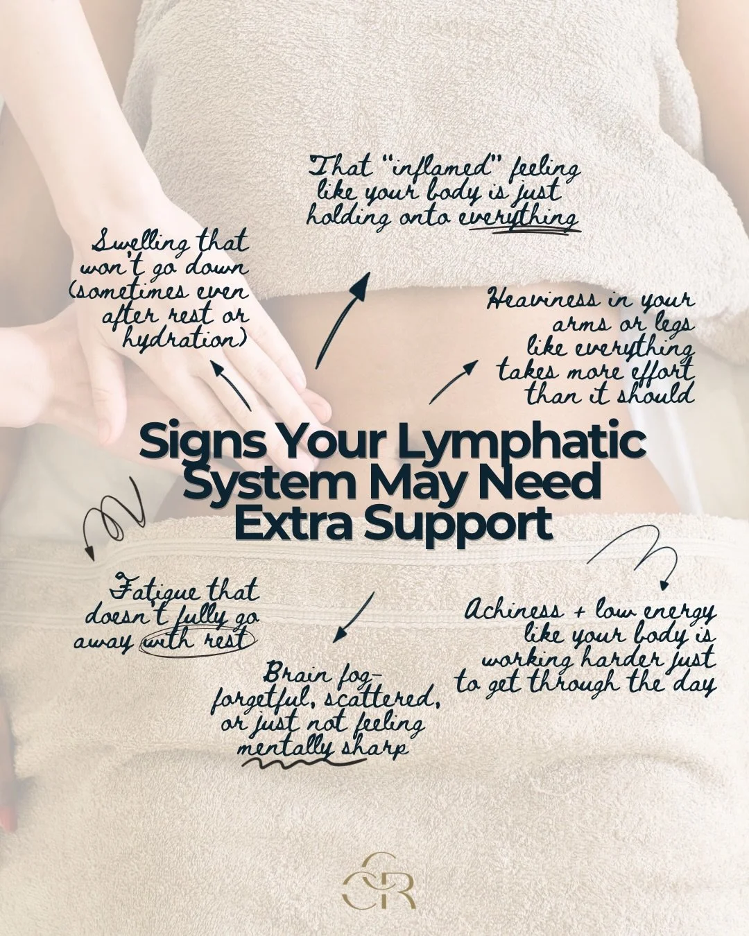 Your body has a way of communicating when it needs support - we just aren&rsquo;t always taught how to listen to it. 🤍

Swelling, fatigue, heaviness, brain fog, achiness&hellip;these aren&rsquo;t things you have to &ldquo;just push through.&rdquo;

