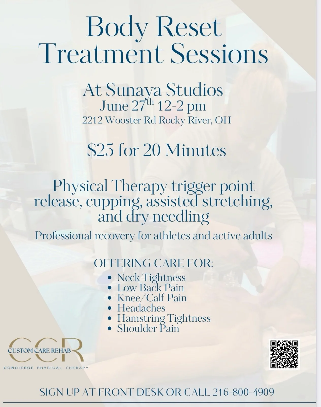 @sunayastudios and @customcarerehab we be hosting an amazing collaboration for physical health and longevity! Mark your calendar, grab your spot and join us on June 27th 12-2 pm! Go to the Events! button sign up link to grab your spot is available! #