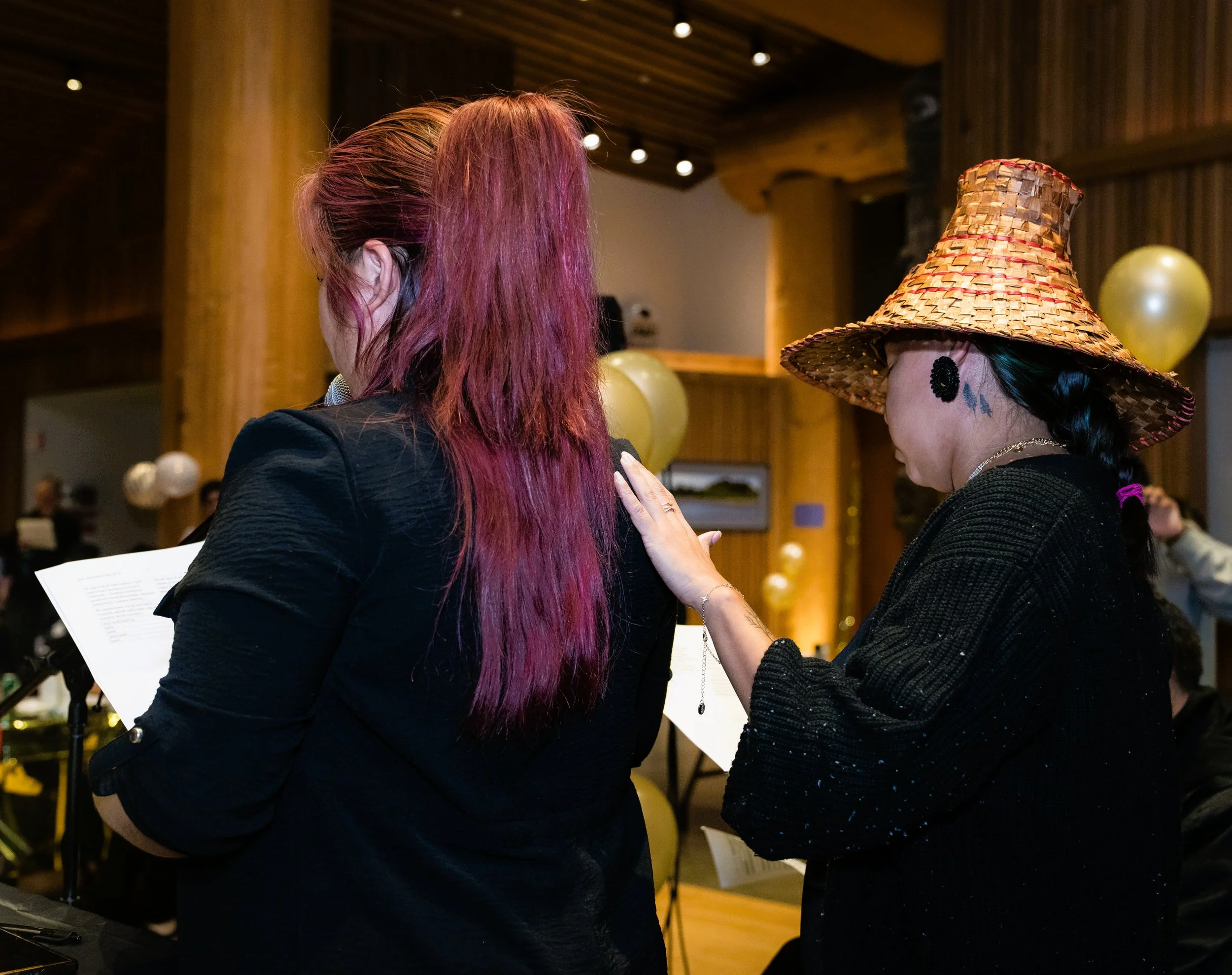Selena, Norma Hand on Shoulder.jpg