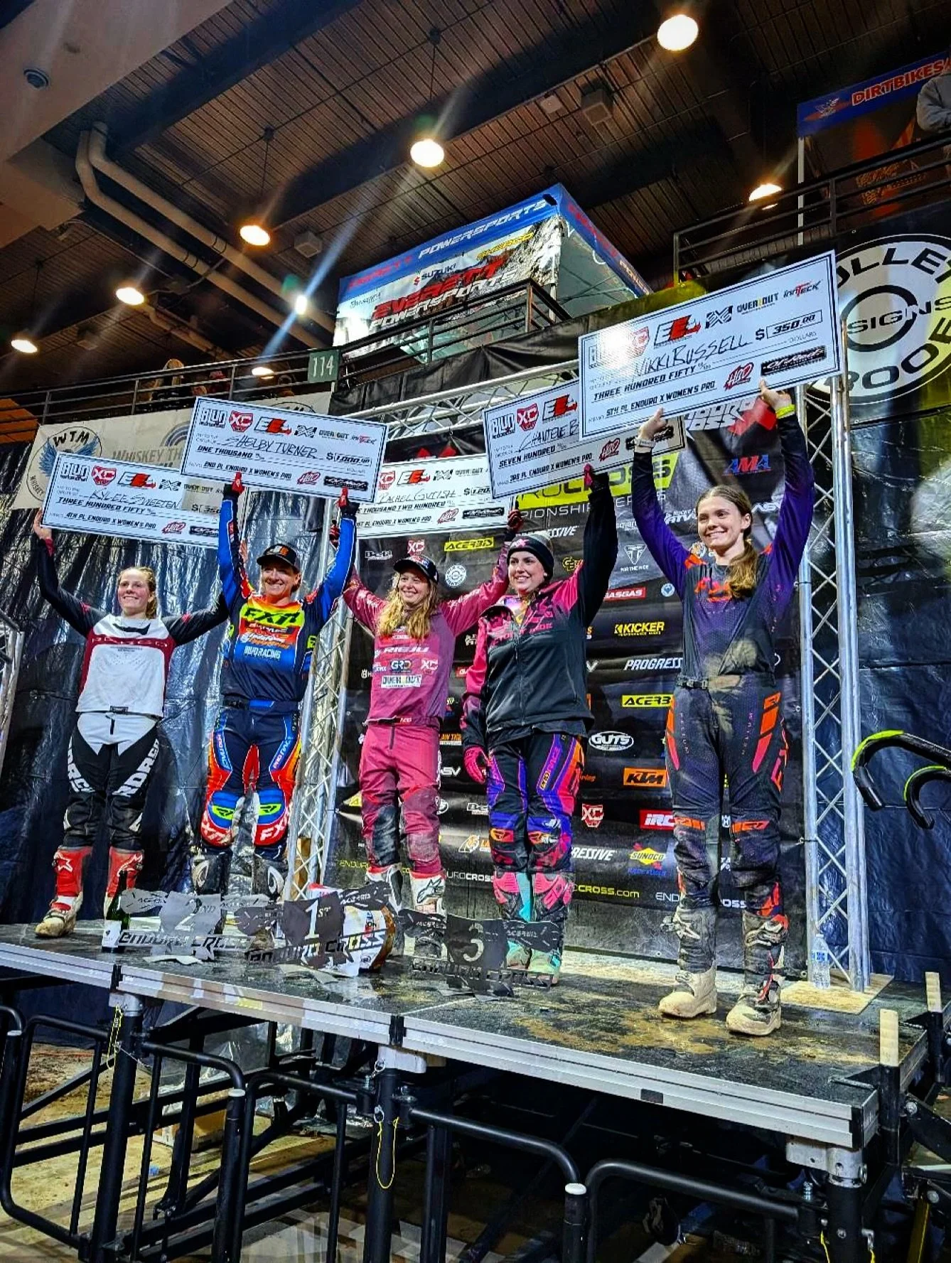 So much to be stoked about here!!! ❤️&zwj;🔥

Big congratulations to Over And Out sponsored rider @rachel_gutfish to taking the win in the @enduro_cross championship, and to @shelby50turner for an incredible 2nd! 🙌

And major congrats to ALL the lad