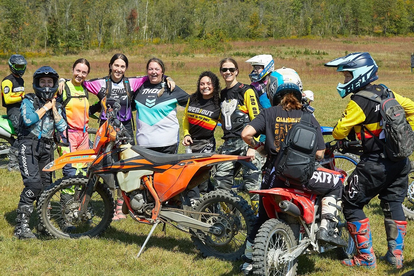 Where girls come to ride. ✌️ Counting down to 3 days of camping, riding and laughs at OAO26. 💯 #letsride #overandout #seeyouinthedirt