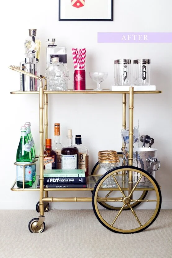 Day 24: Bar Carts...for the well styled home!