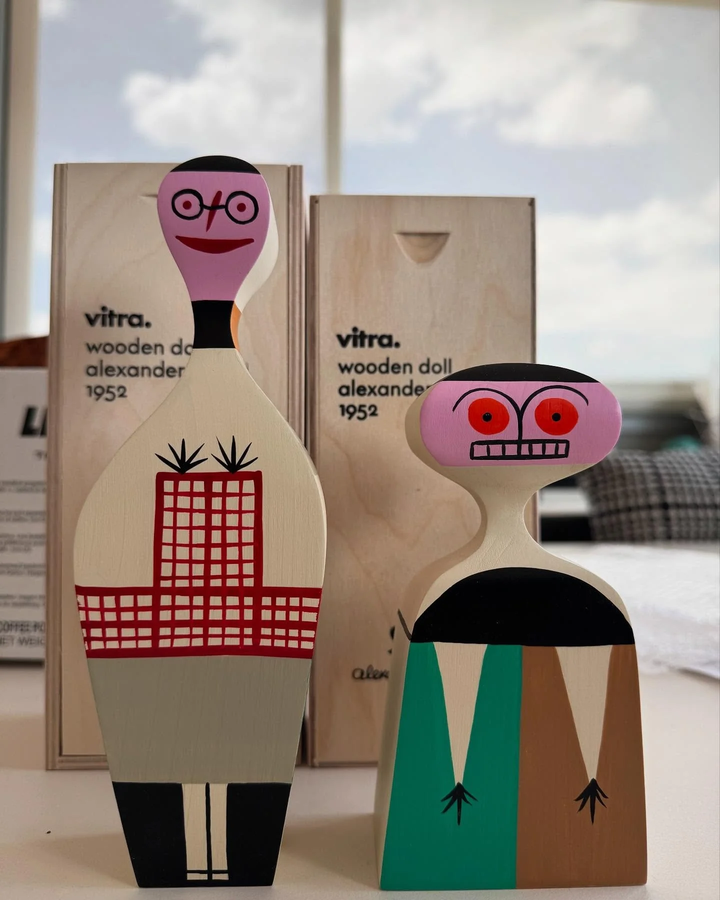 A package came to the office today. #vitra #alexandergirarddolls #1952