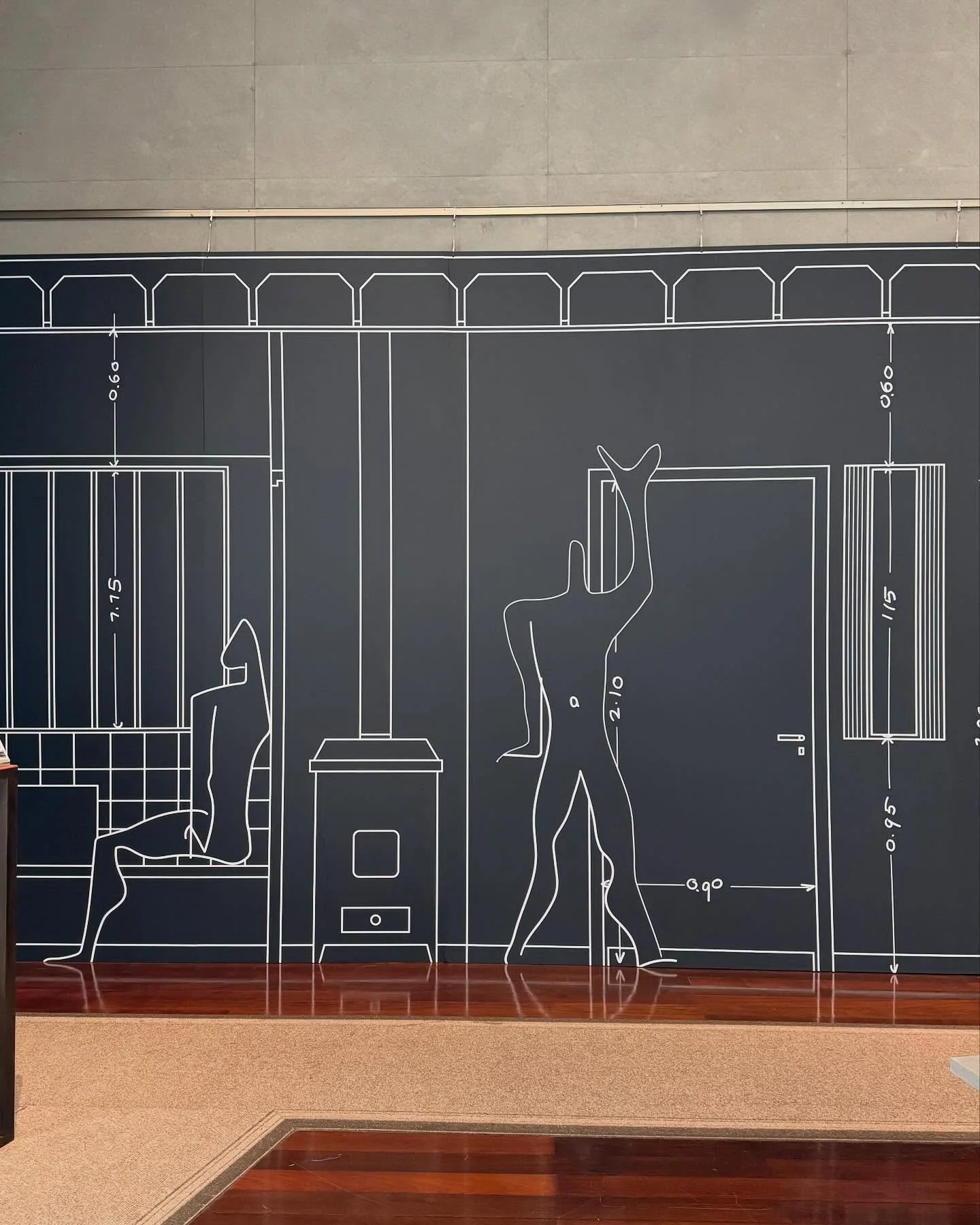 Le Corbusier in Taipei. #tamkanguniversity #schoolofarchitecture #carriechangfineartcenter #travelingexhibition #lecorbusierfoundation #fondacionlecorbusier