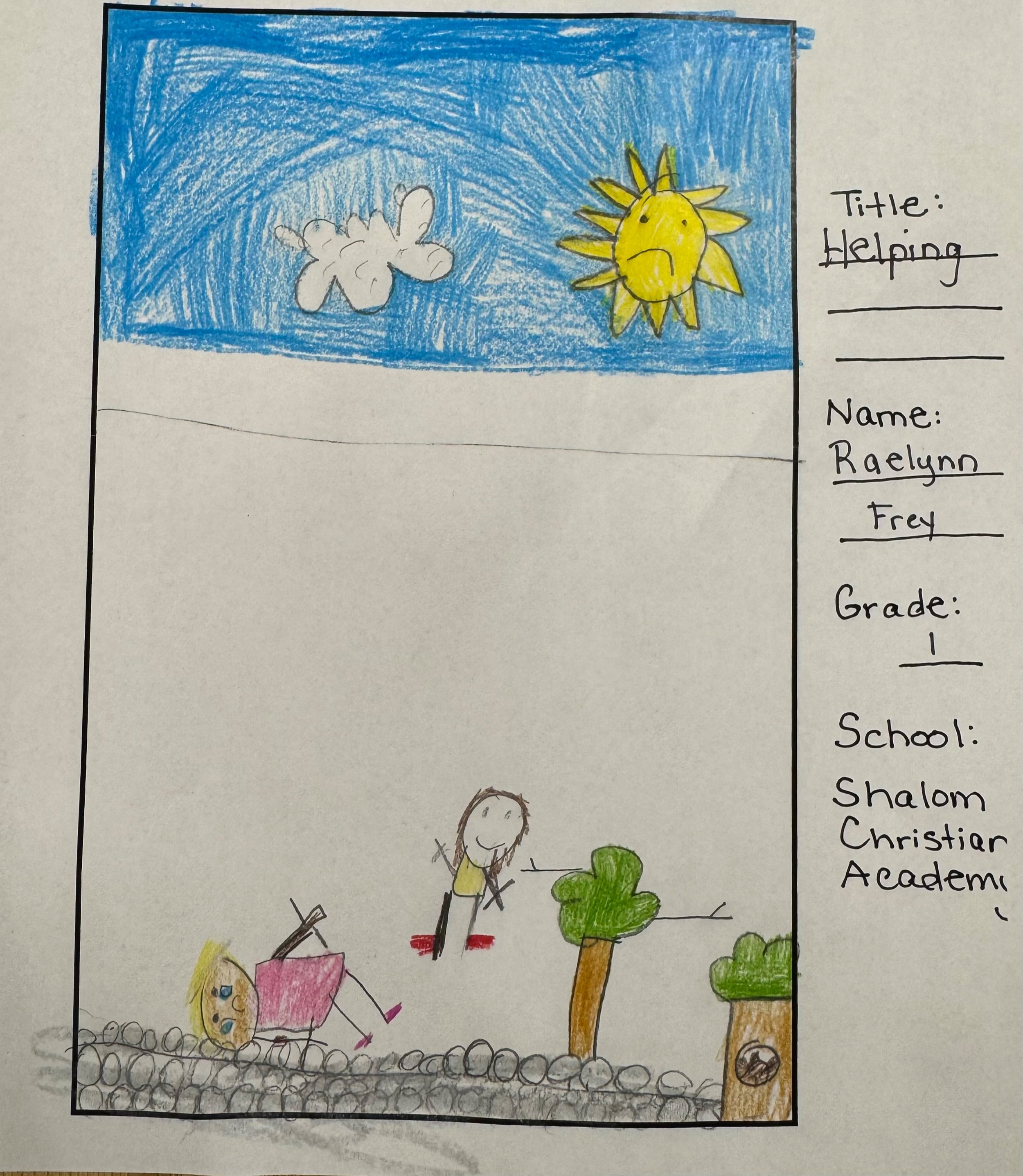 "Helping" by Raelynn Frey