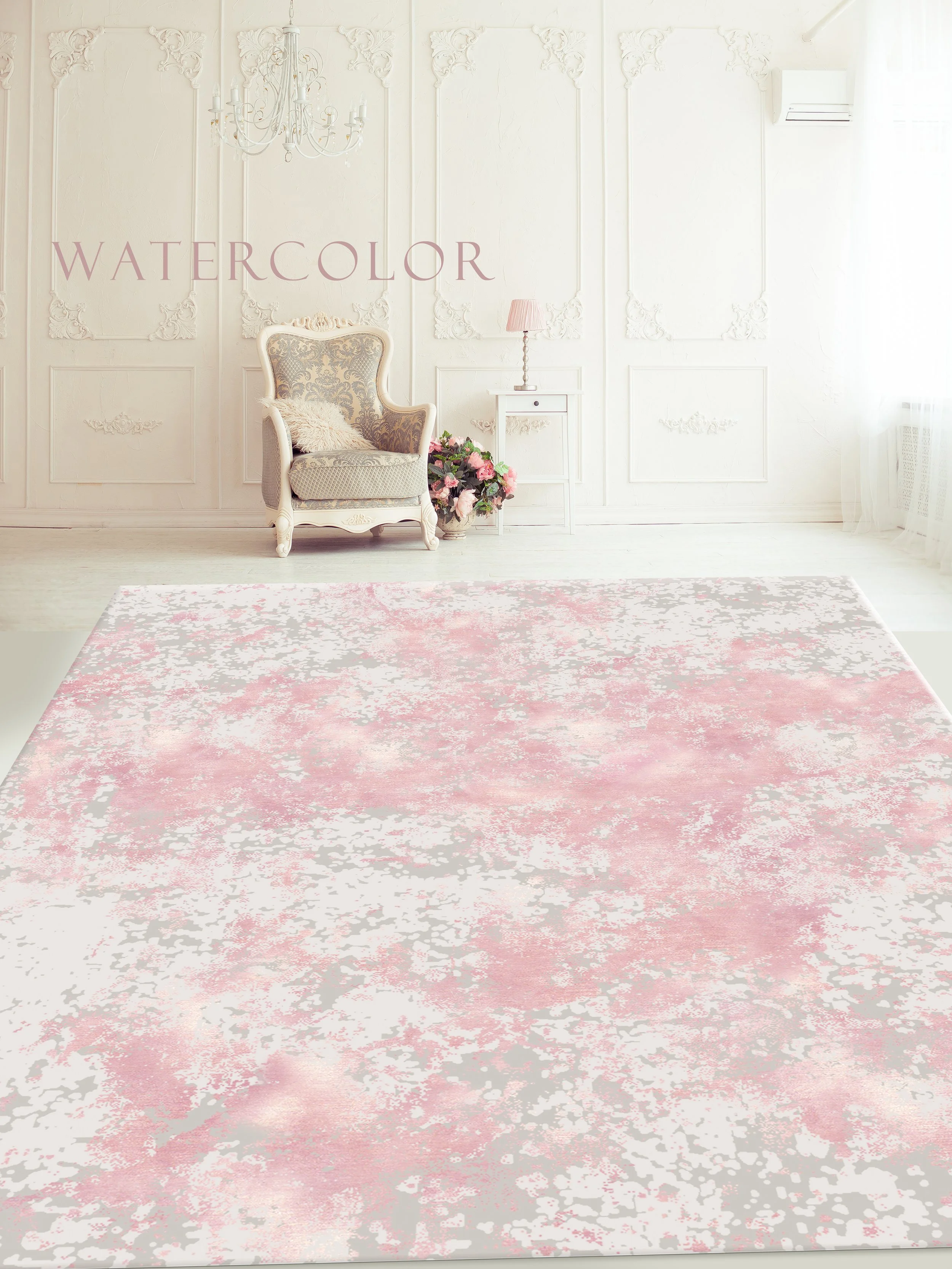 Water Print Rug Watercolor — Davis & Davis Custom Rugs