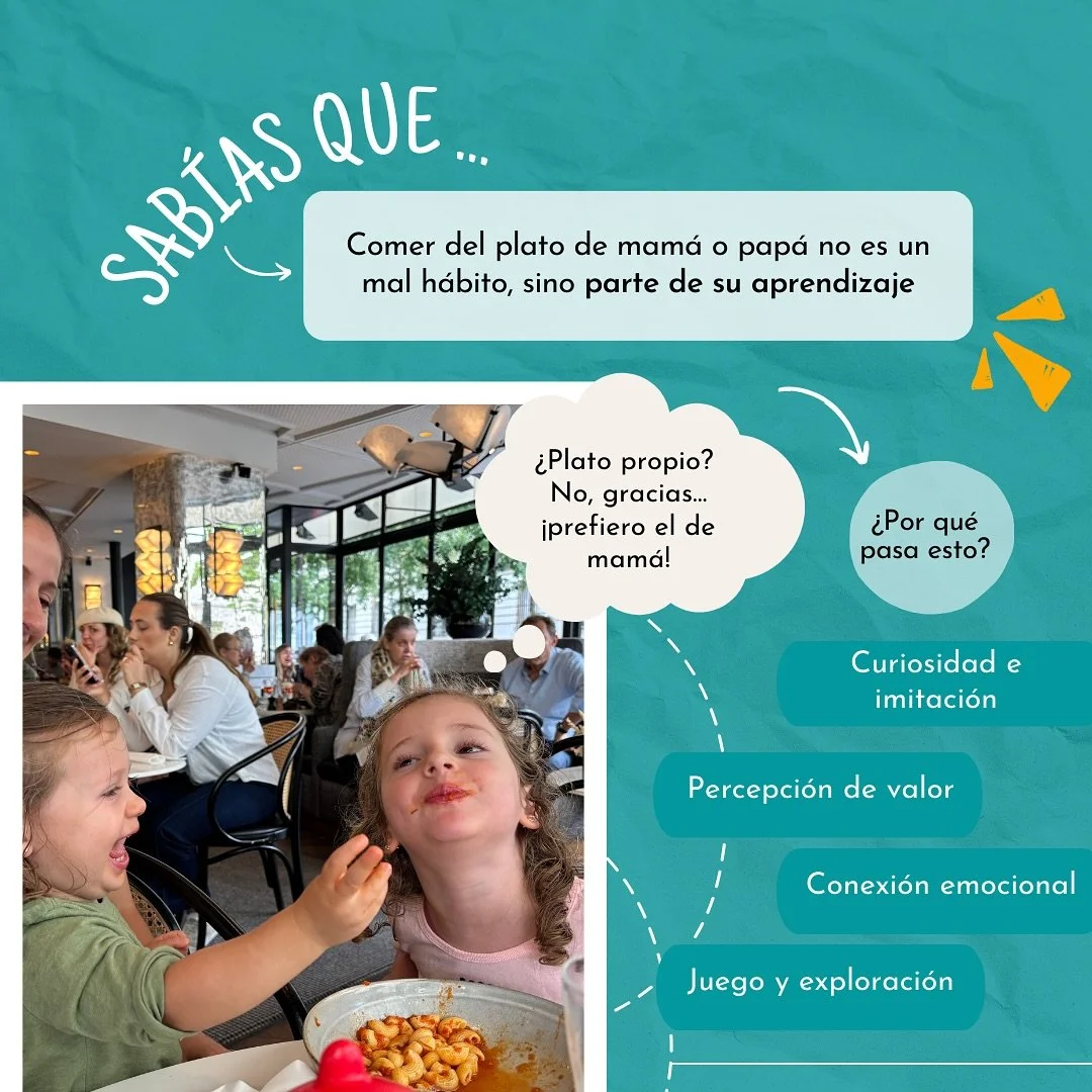 👶🍽️ &ldquo;No quiere comer en su plato&hellip; pero s&iacute; en el m&iacute;o&rdquo;

Si ten&eacute;s un ni&ntilde;o peque&ntilde;o, seguro en alg&uacute;n momento te pas&oacute;: le serv&iacute;s la comida en su platito lindo&hellip; y aun as&iac
