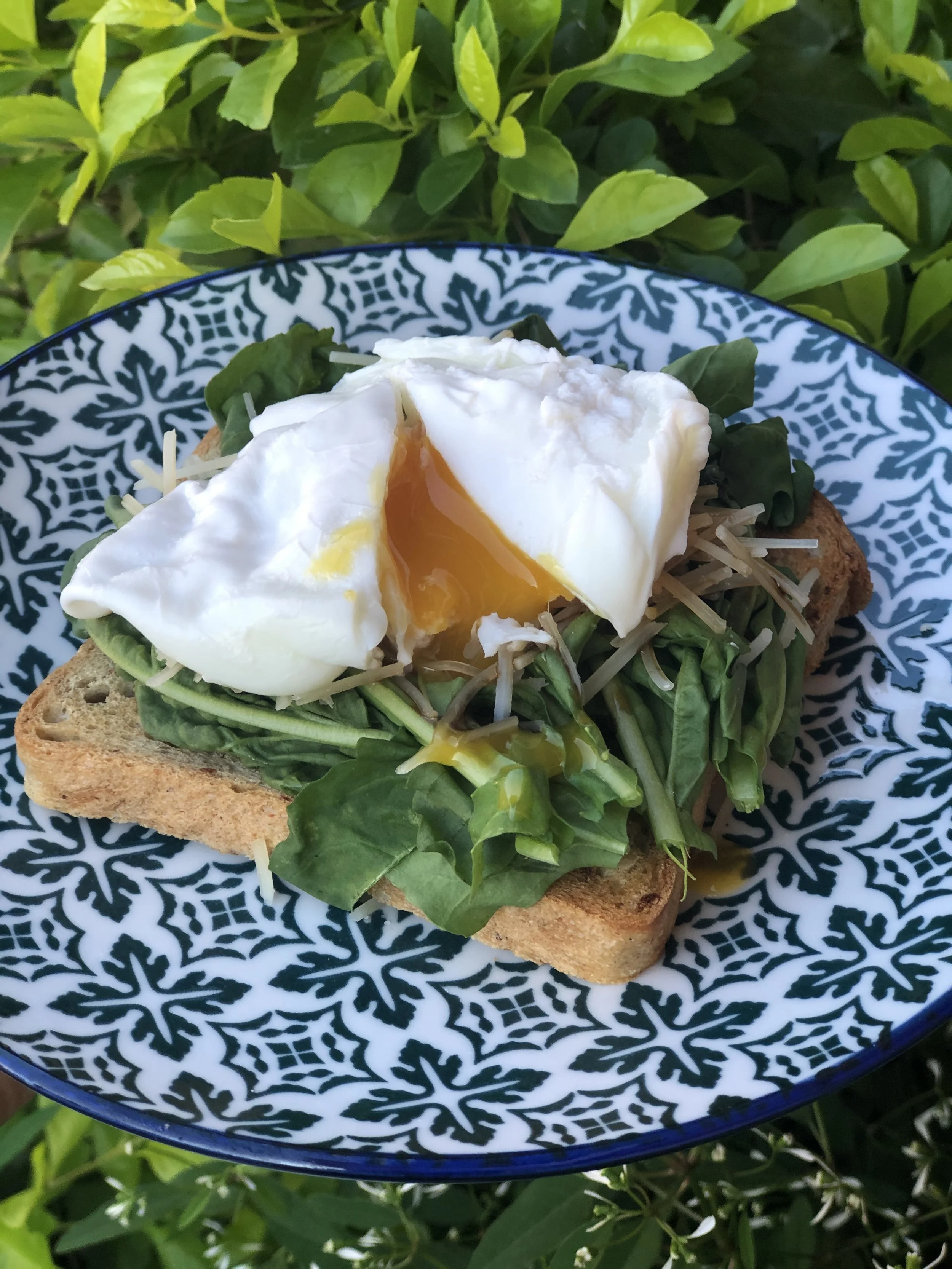Huevos pochados