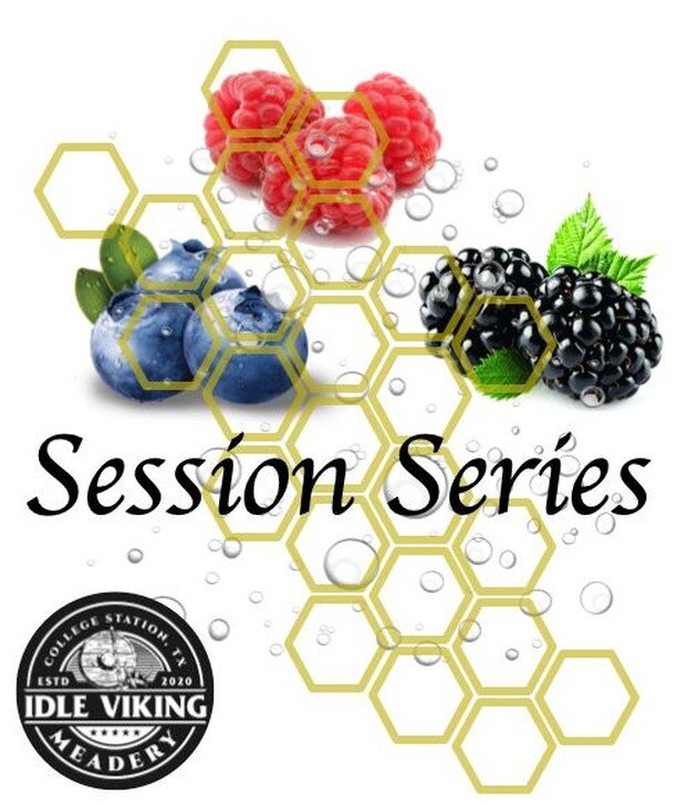 Mixed Berry Session Mead

Releasing today! Made up with fresh Raspberries, Blueberries and Blackberries, our Mixed Berry Session Series Mead is the second Session Series release.  This mead is a 7% ABV Hydromel, sweet and sparkling. 
Just in time for