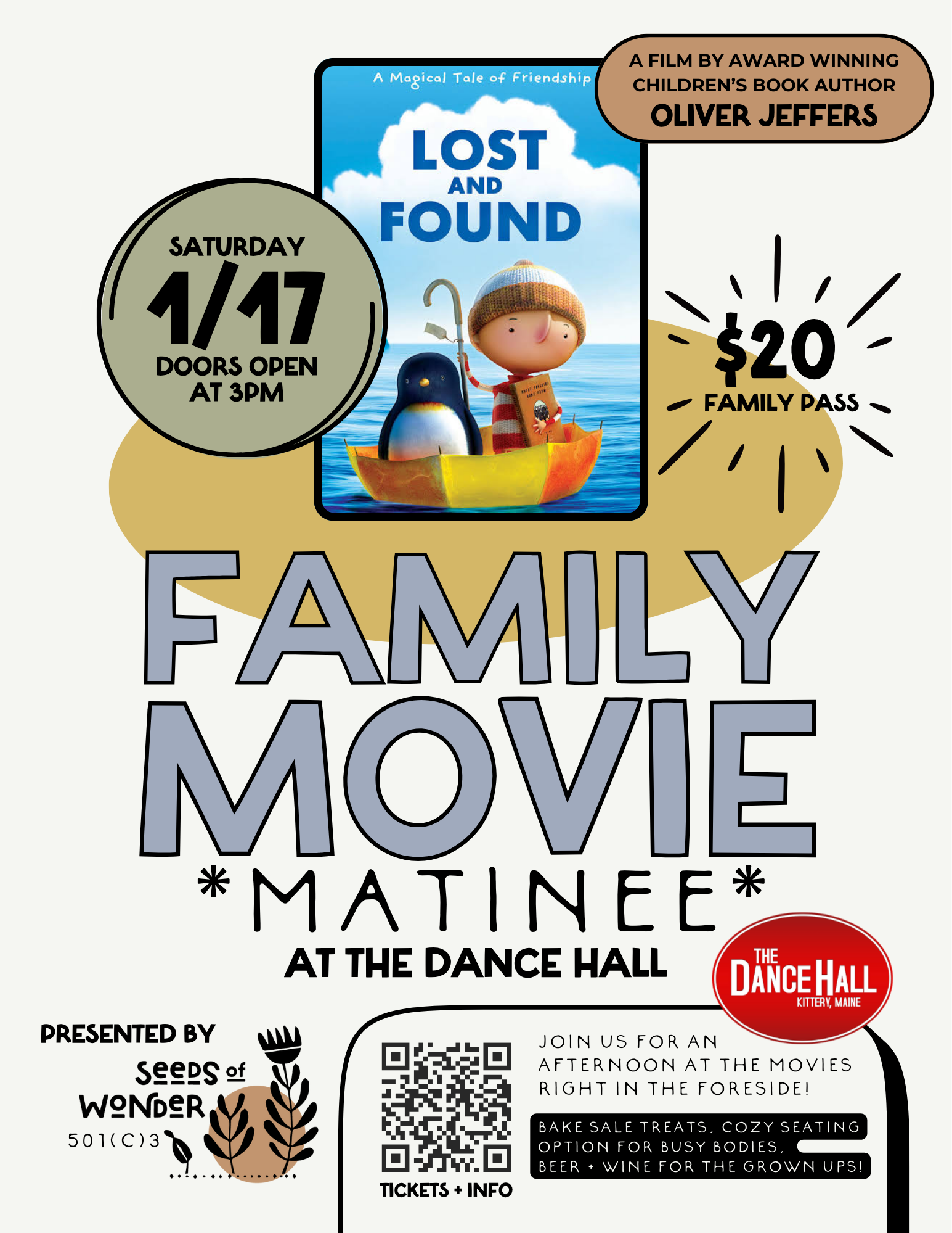 Family Film Matinee w/Seeds of Wonder