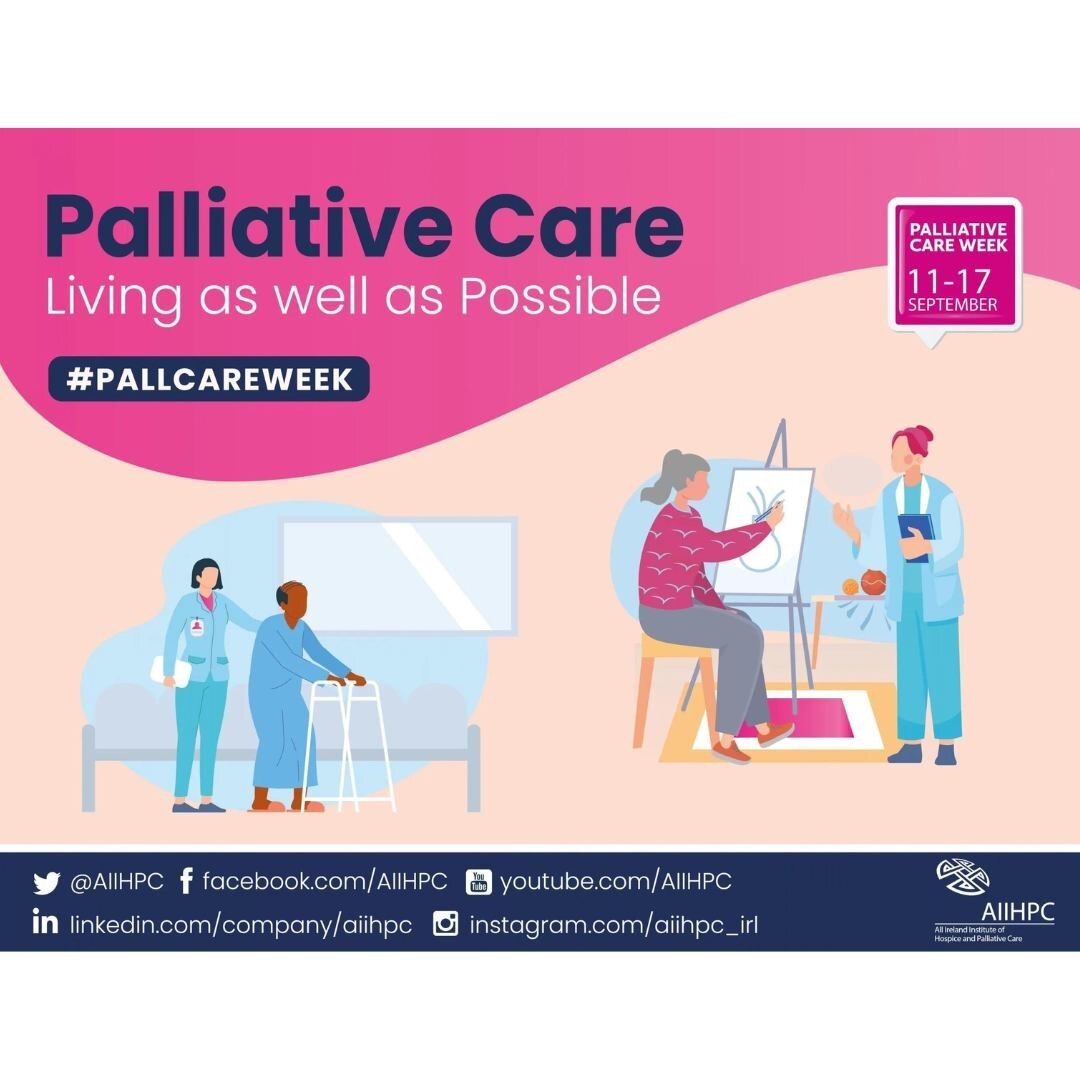 We are delighted to announce Palliative Care Week 2022, taking place 11-17 September. People in communities across the island of Ireland are encouraged to learn more about palliative care.
aiihpc.org/people-in-comm
 
#pallcareweek #GreatCareCoop #WeV