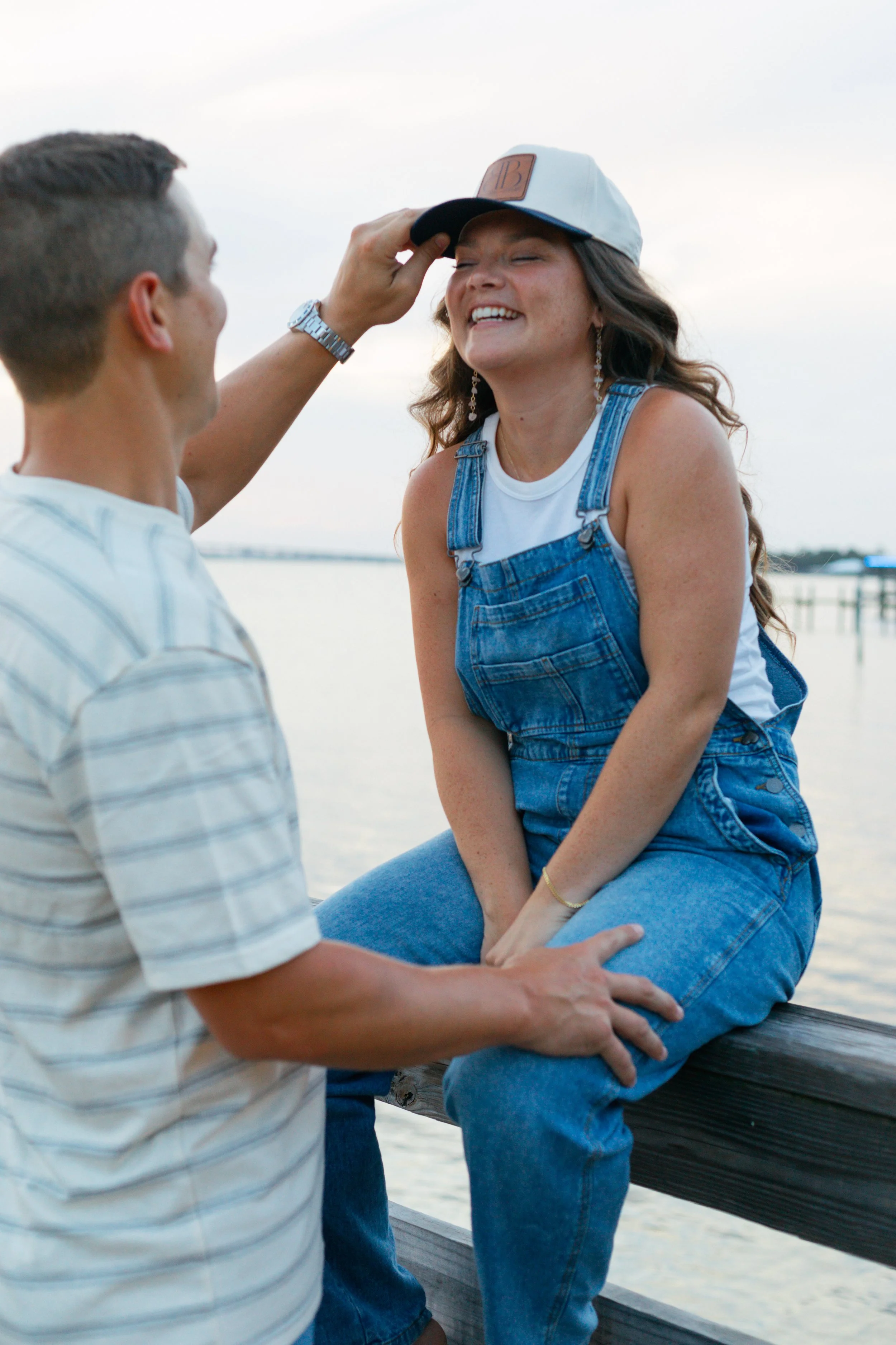 BECKY BEN ENGAGEMENT SESSION MELBOURNE BEACH PIER RYCKMAN PARK FLORIDA-183.jpg