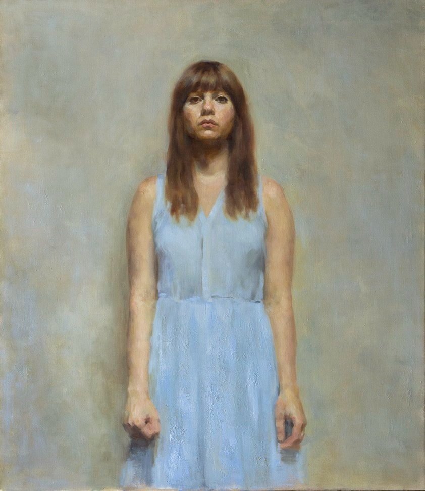 Self portrait, oil on canvas, 100 × 150 cm