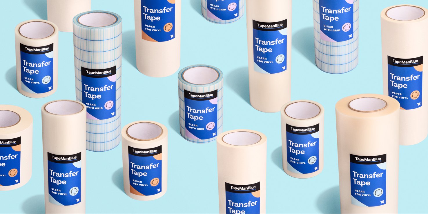 TapeManBlue—Transfer Tape for Vinyl — Kona Made