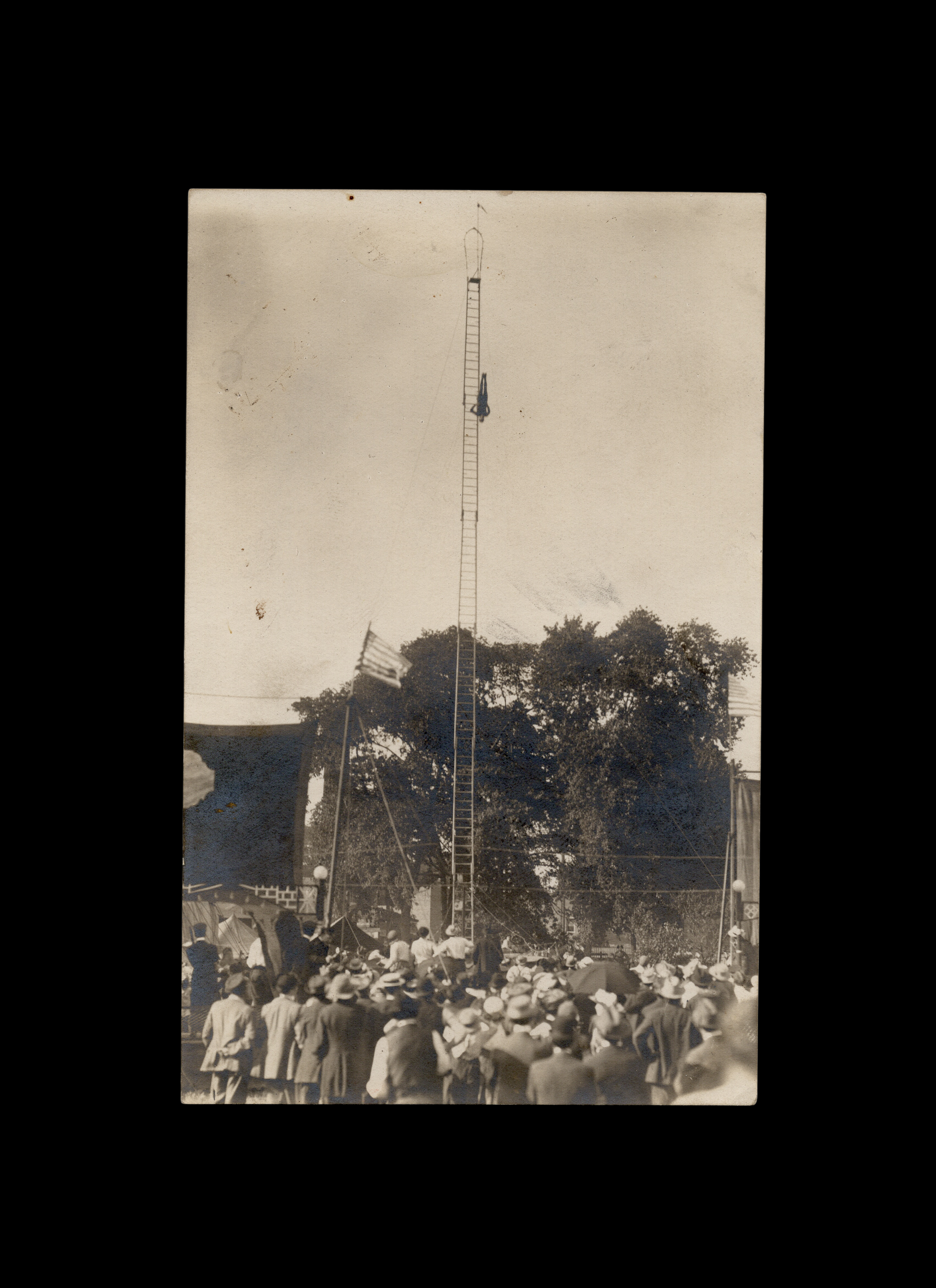 High Diver, real-photo postcard, c. 1915