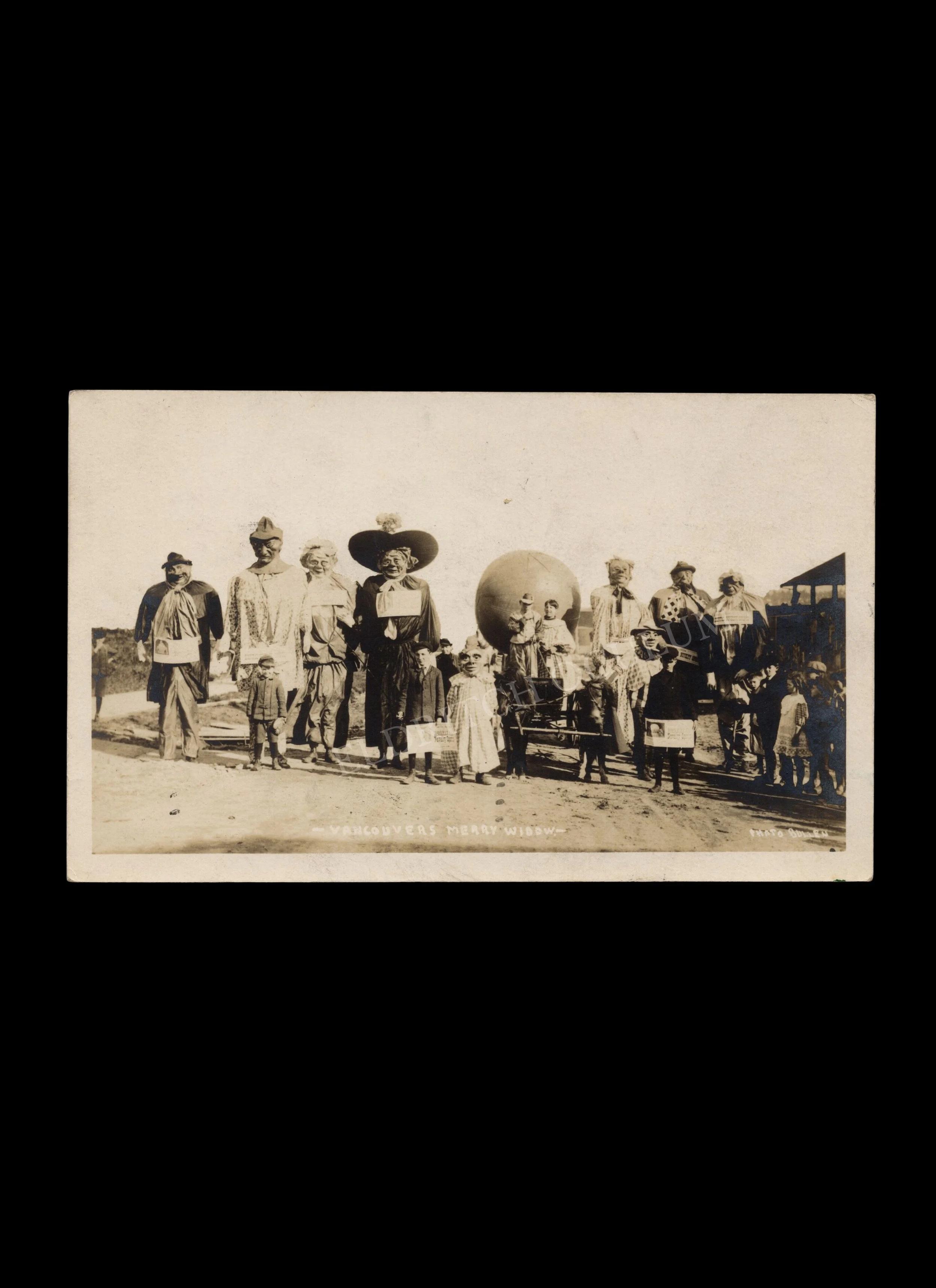 Vancouver’s Merry Widow, by Bullen, real-photo postcard, c. 1909