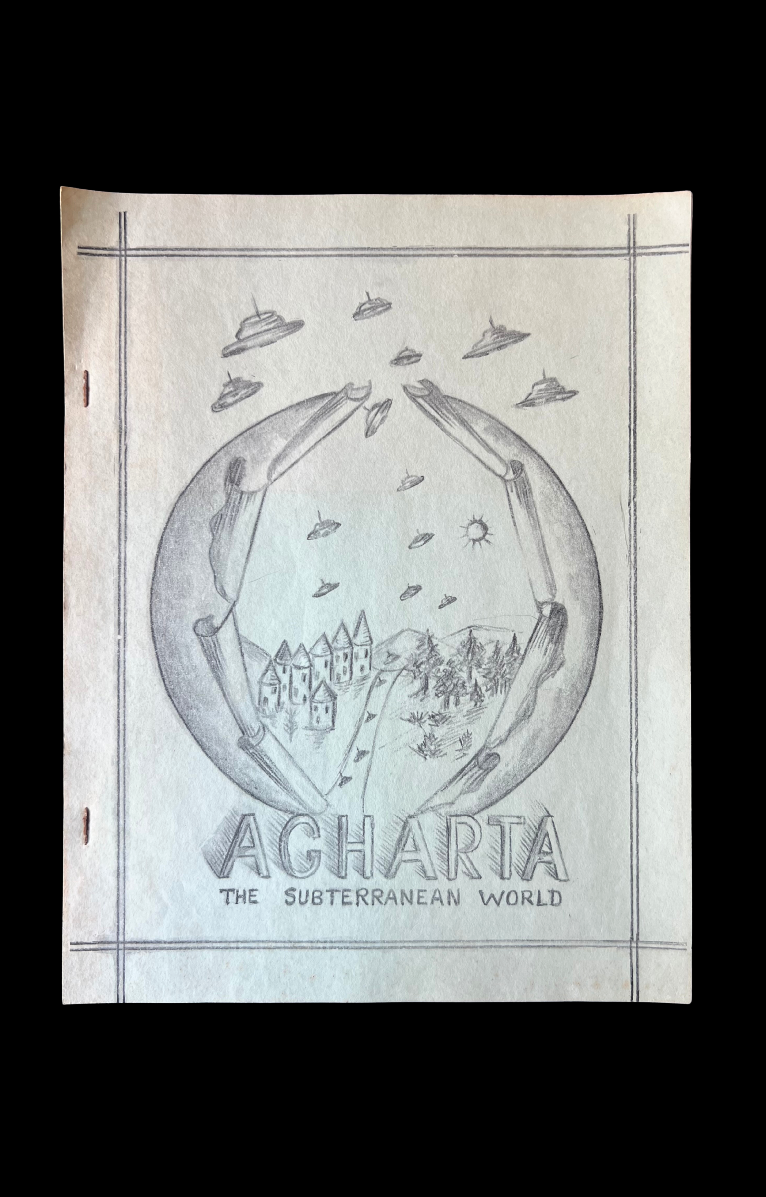 Nuclear Age Saviors ~ Agharta the Subterranean World, c. 1960 —SCARCE