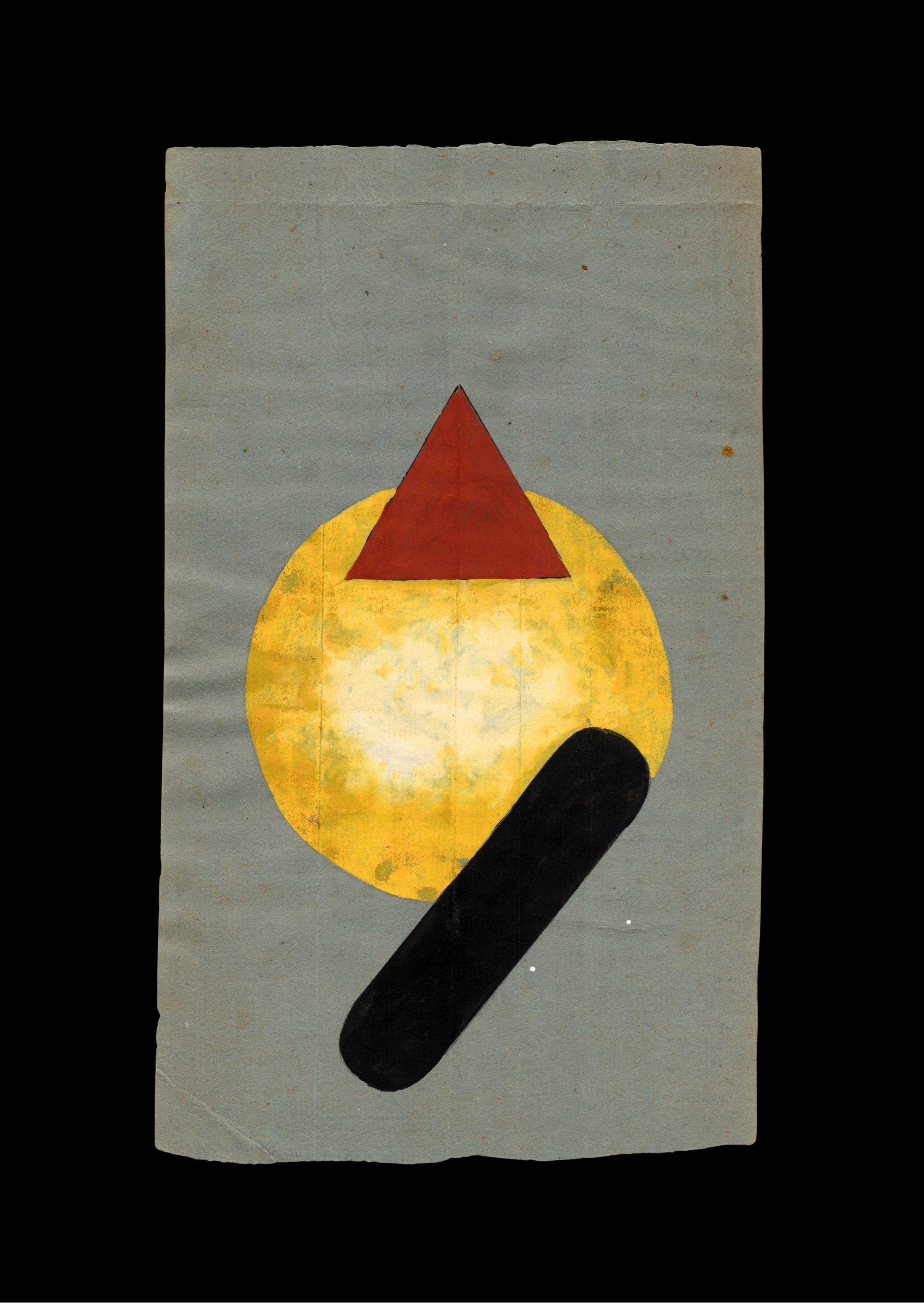 Tantra Painting from Rajasthan by Sangram Singh, Shakti & Lingam at Universal Womb, c. 1980