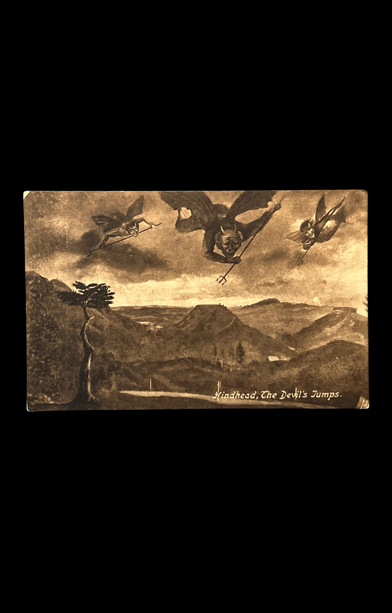 The Devil’s Jumps Postcard, c. 1900