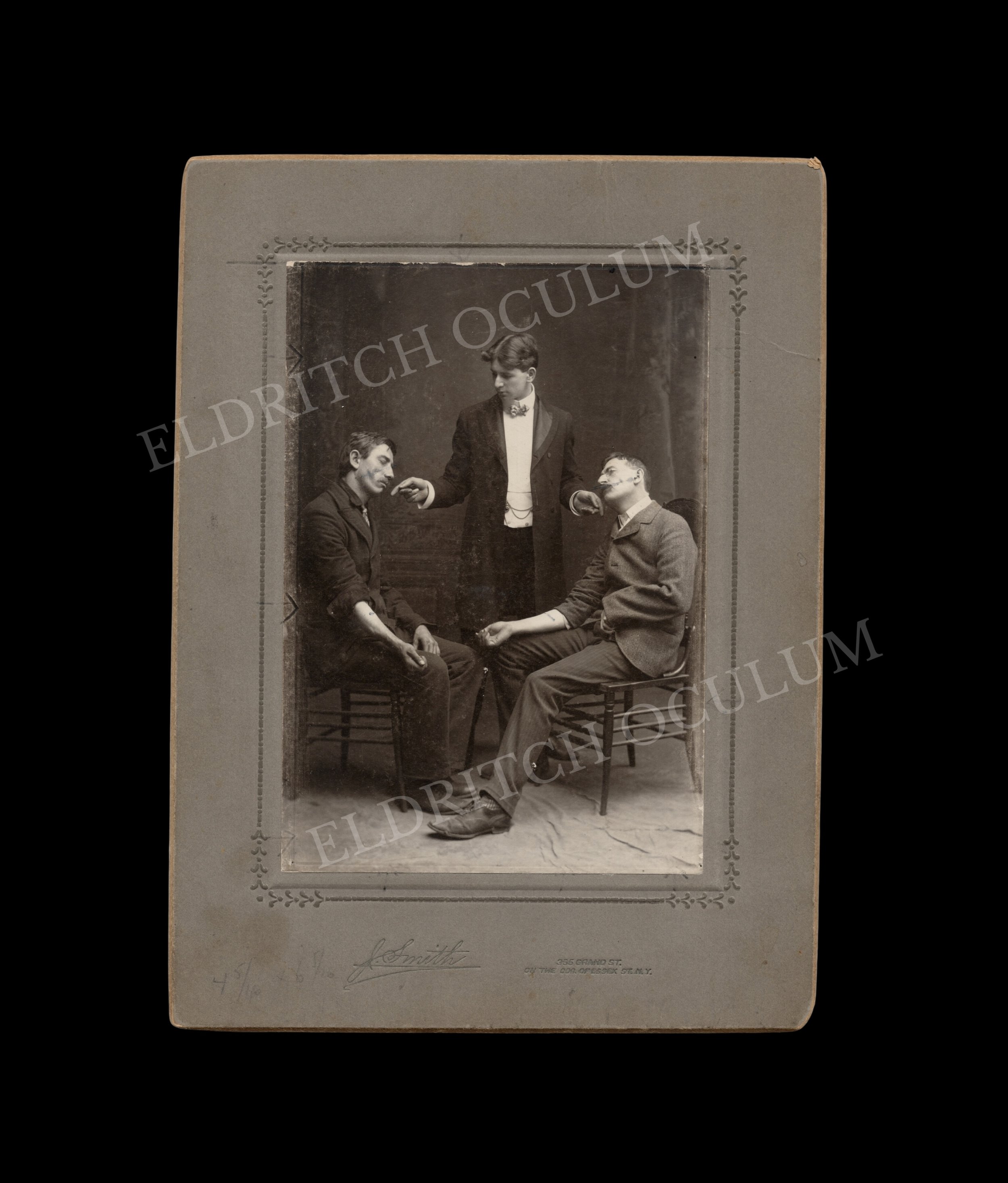 Dr. Charles the Hypnotist, Mounted Photograph, c. 1890's