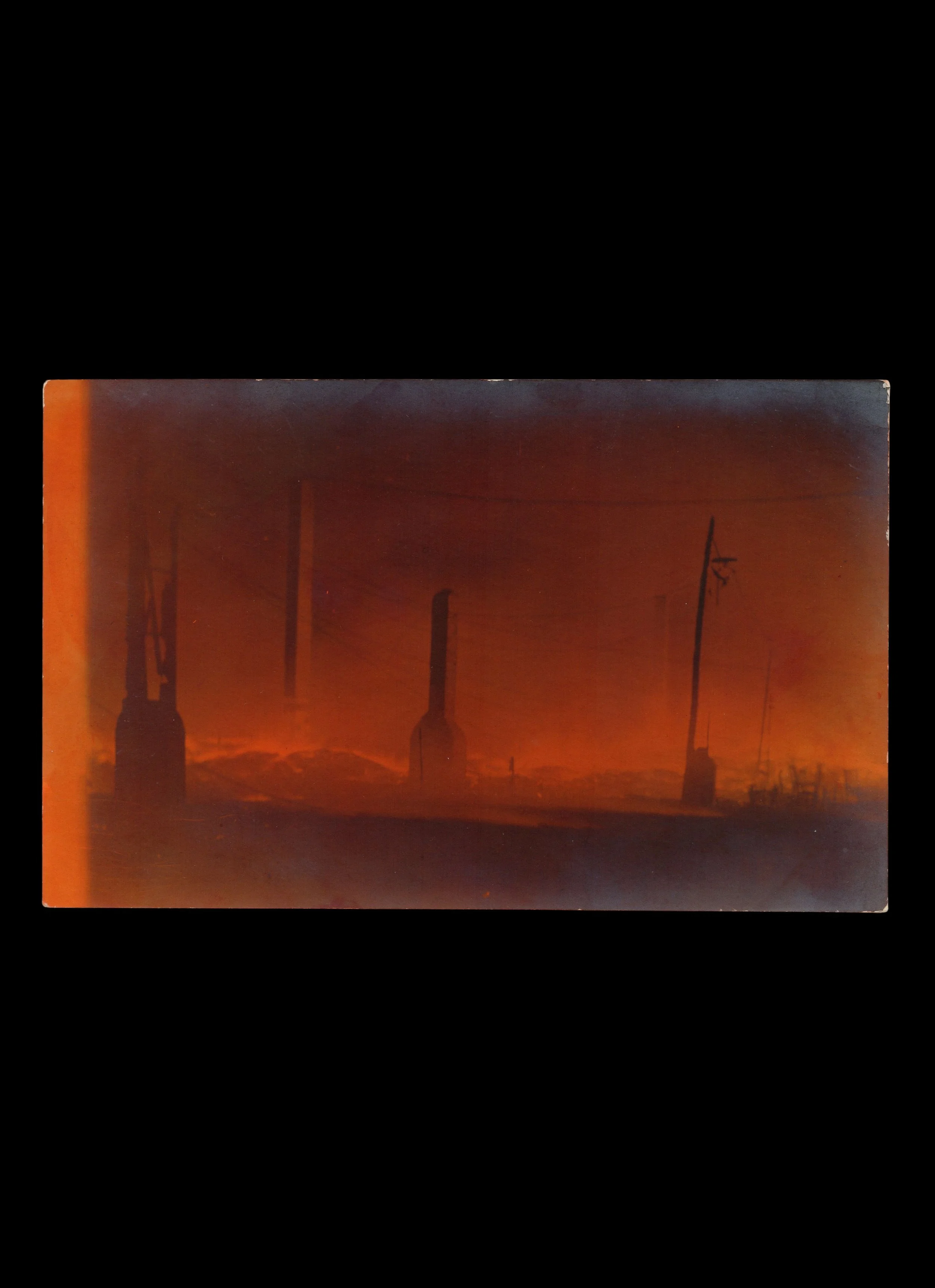 Apocalyptic Landscape, Tinted Real-Photo Postcard, c. 1910