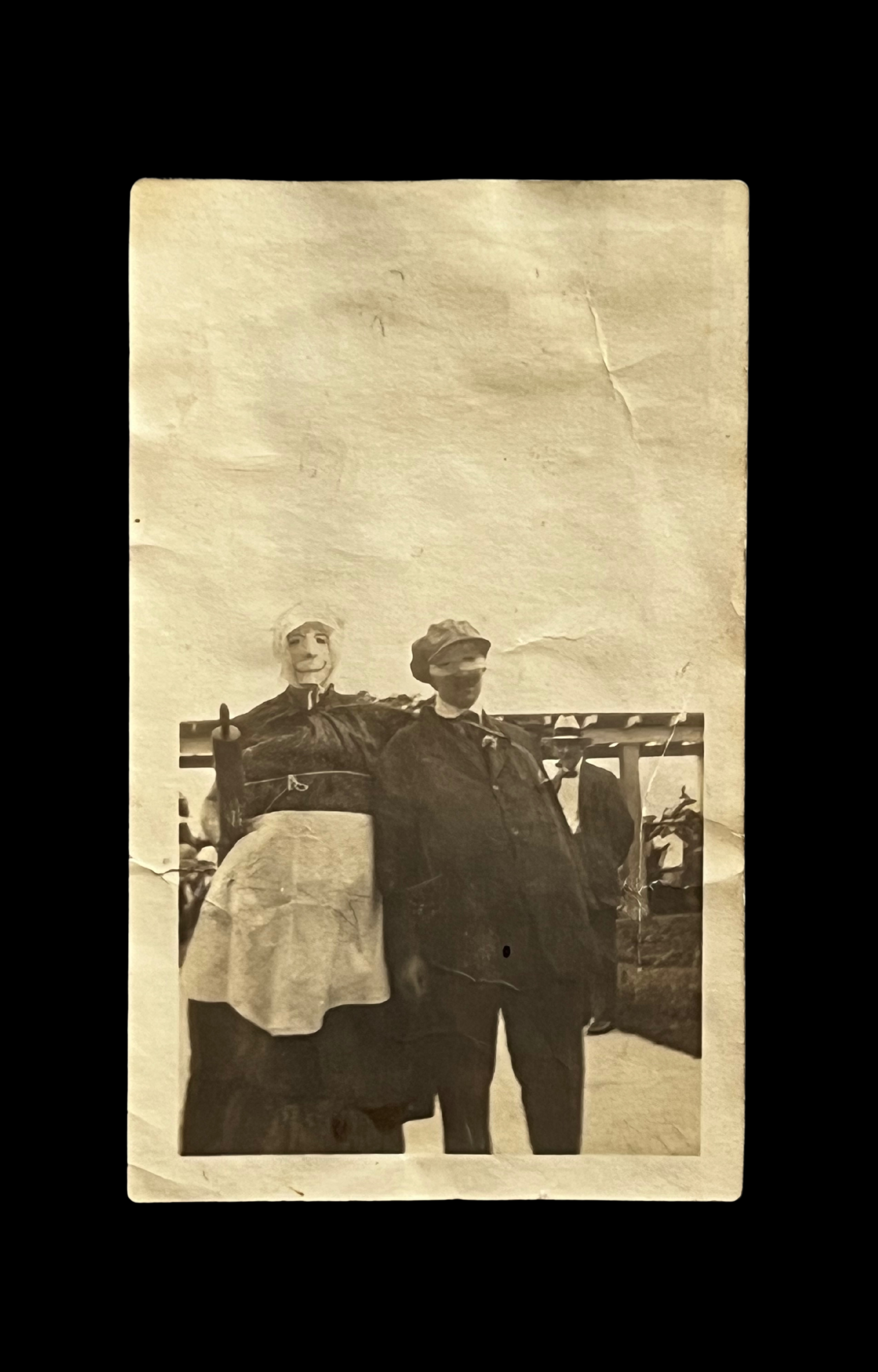 Masked Figures, Snapshot, c. 1930