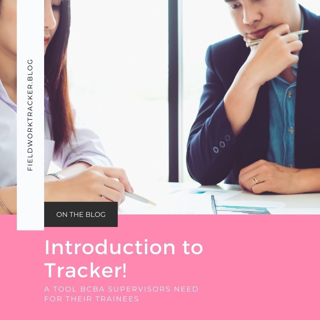 One of the most important tasks as a BCBA supervisor is designing feedback and reinforcement systems to improve trainee performance. 
Tracker! allows you and your trainee to track BCBA fieldwork hours in an organized way, that allows you to see the a